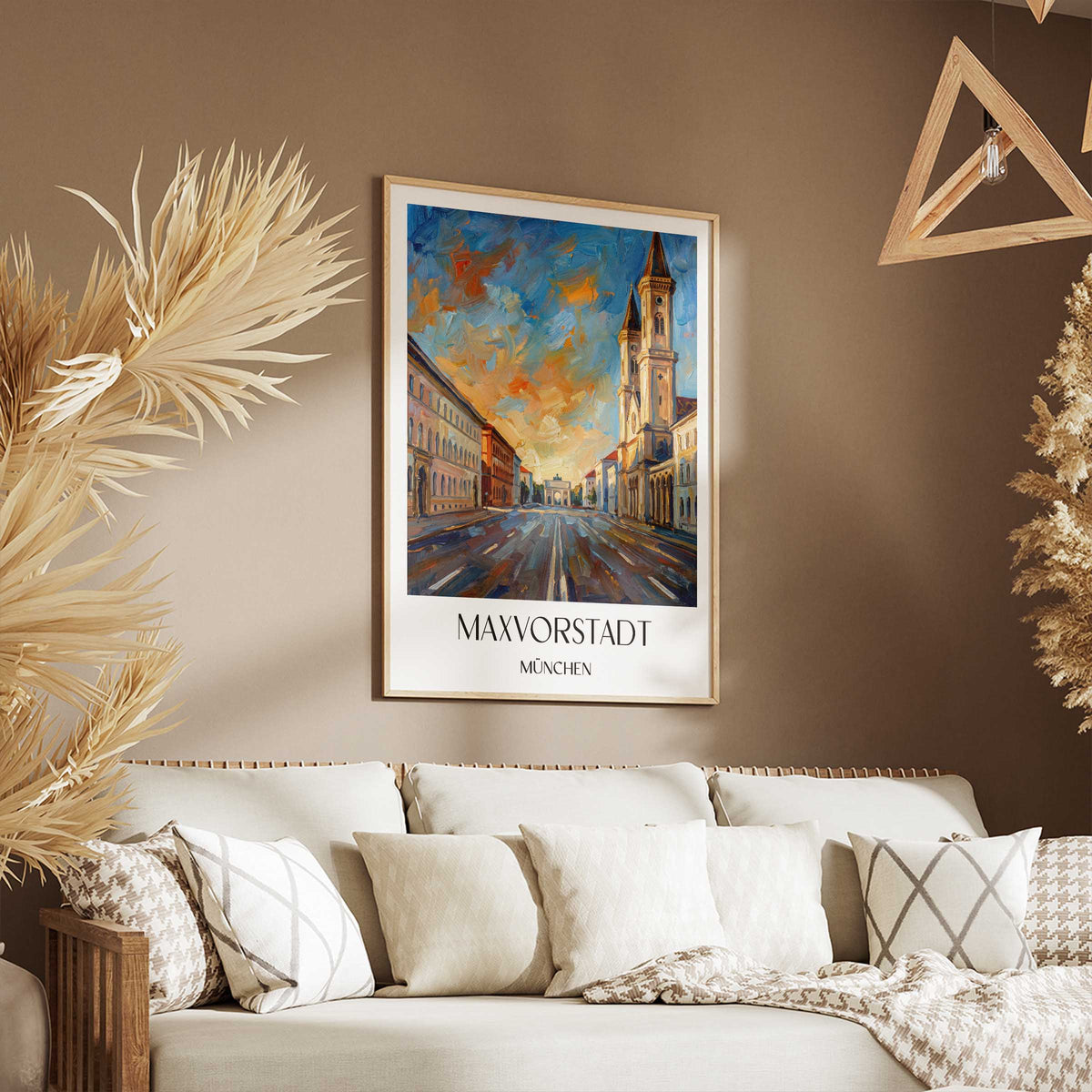 maxvorstadt-münchen-deutschland-poster-oil-painting-oelgemaelde
