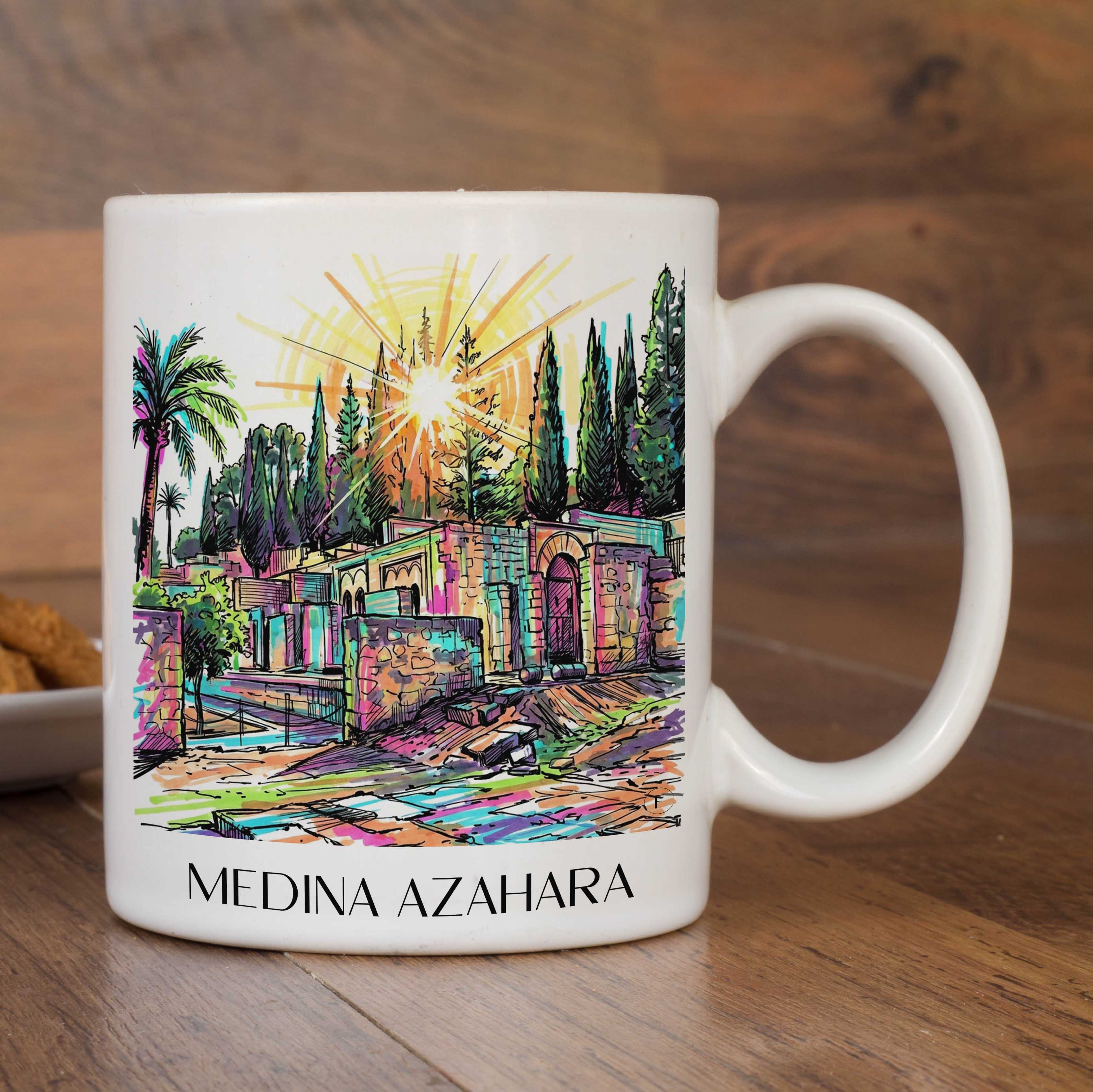 medina-azahara-córdoba-spanien-kaffeebecher-graffiti
