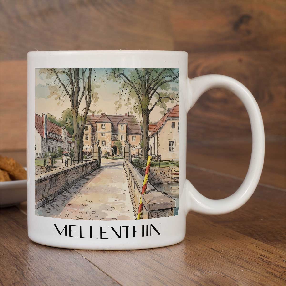 mellenthin-usedom-deutschland-kaffeebecher-aquarell