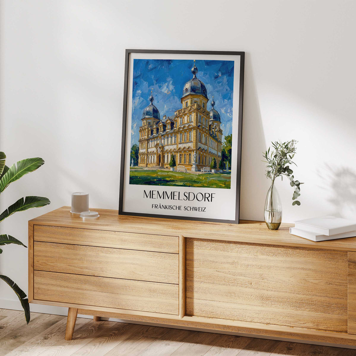 memmelsdorf-fränkische-schweiz-deutschland-poster-oil-painting-oelgemaelde