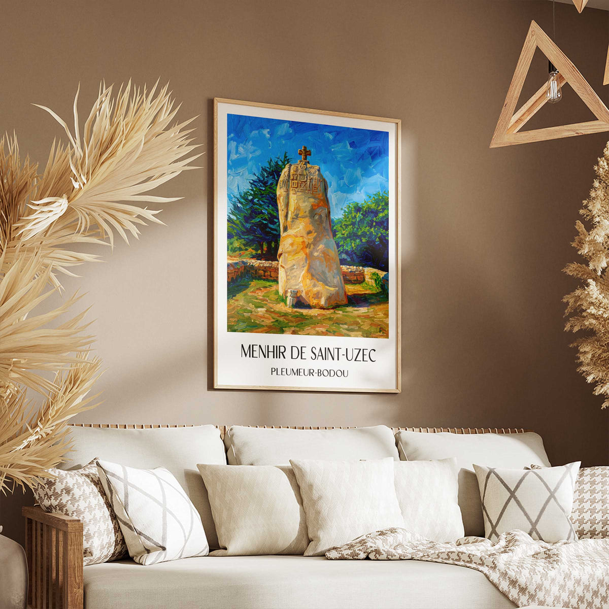 menhir-de-saint-uzec-pleumeur-bodou-frankreich-poster-oil-painting-oelgemaelde