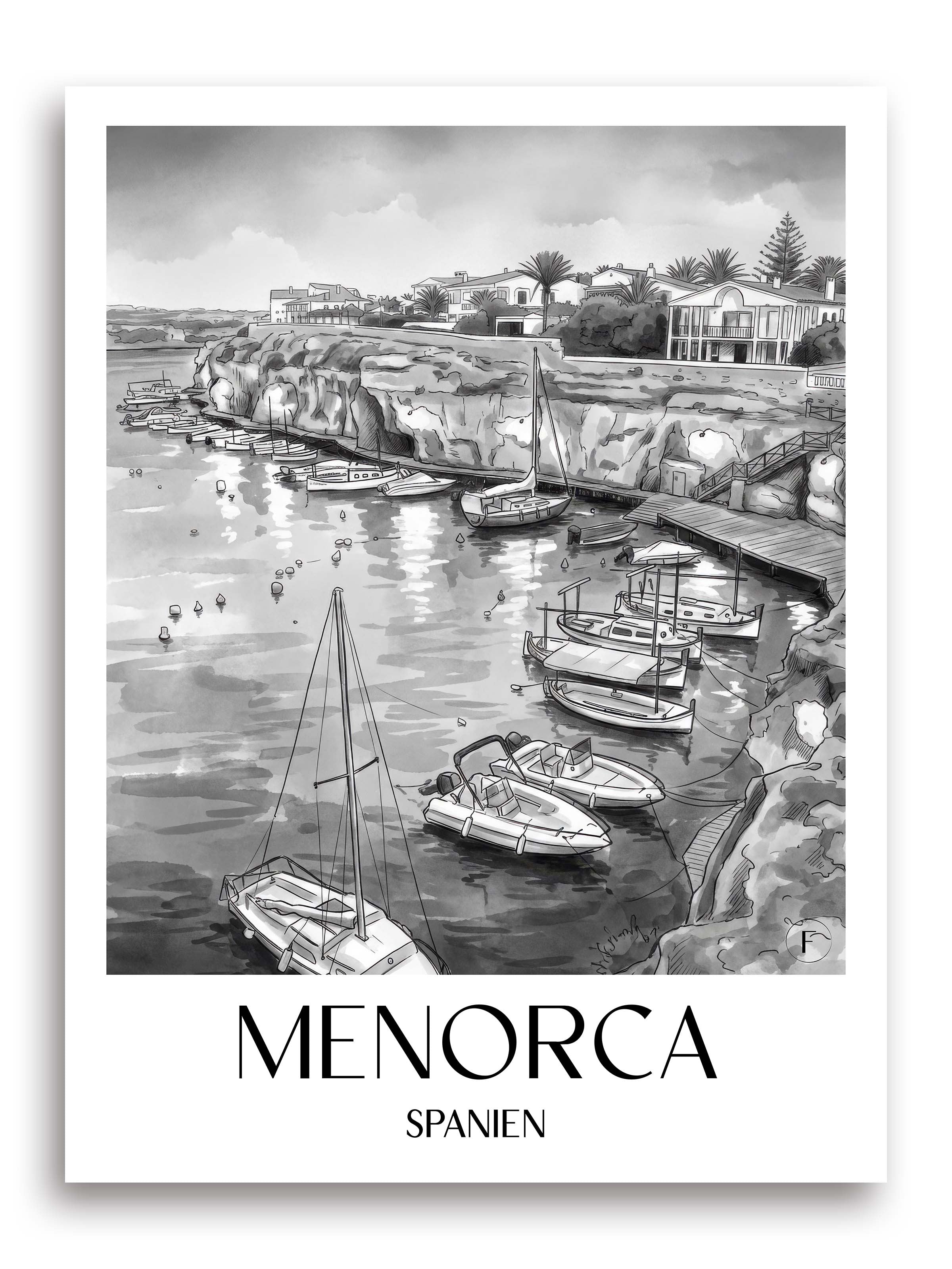 menorca--spanien-spanien-und-spanien-poster-aquarell-schwarz-weiss