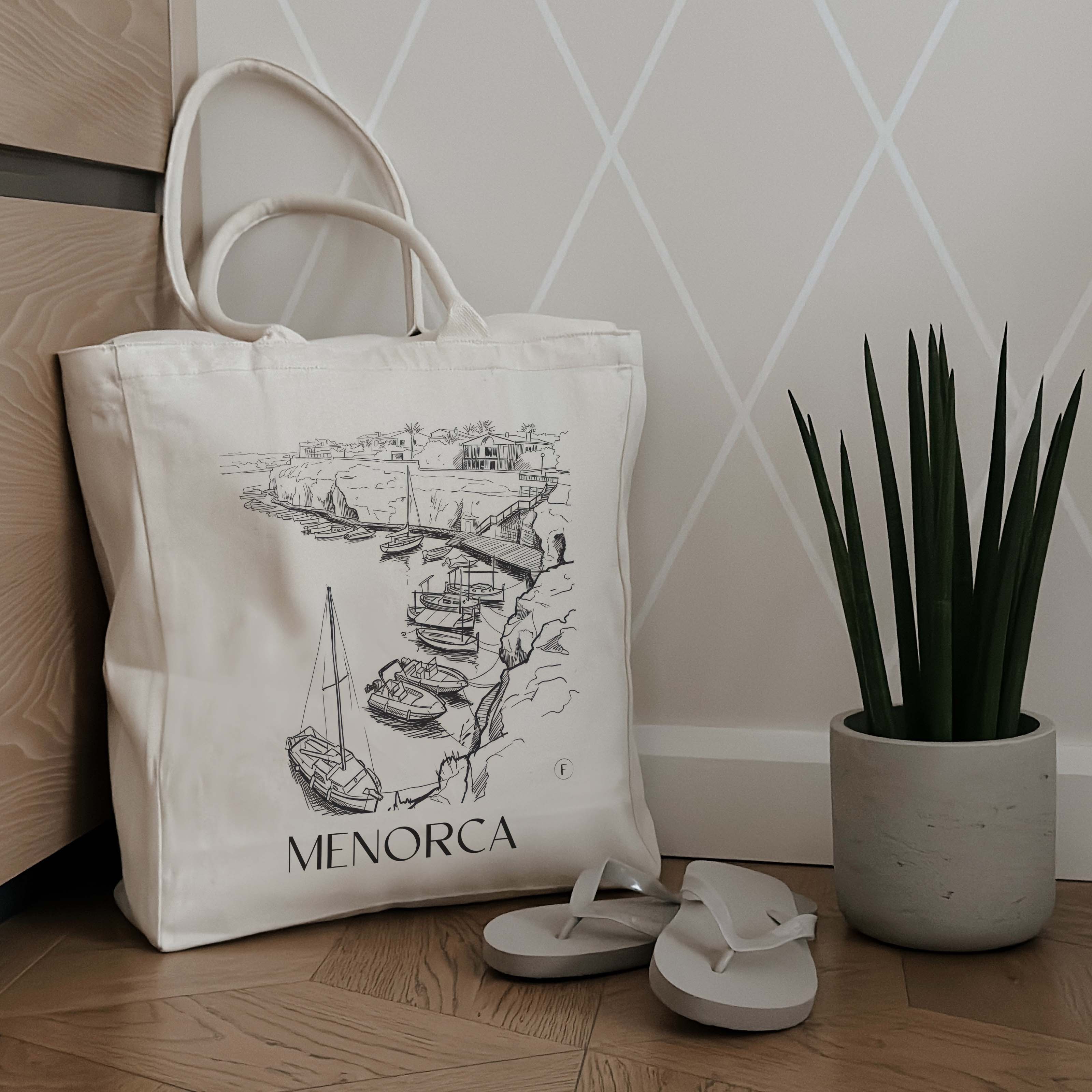menorca--spanien-spanien-einkaufstasche-skizze
