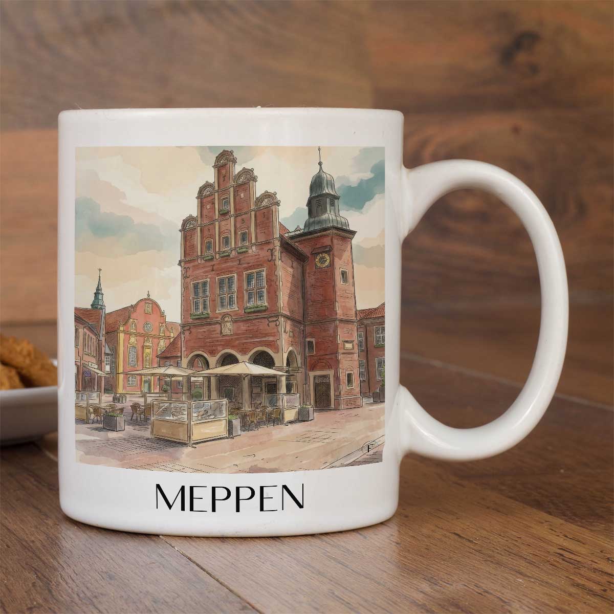 meppen-niedersachsen-deutschland-kaffeebecher-aquarell