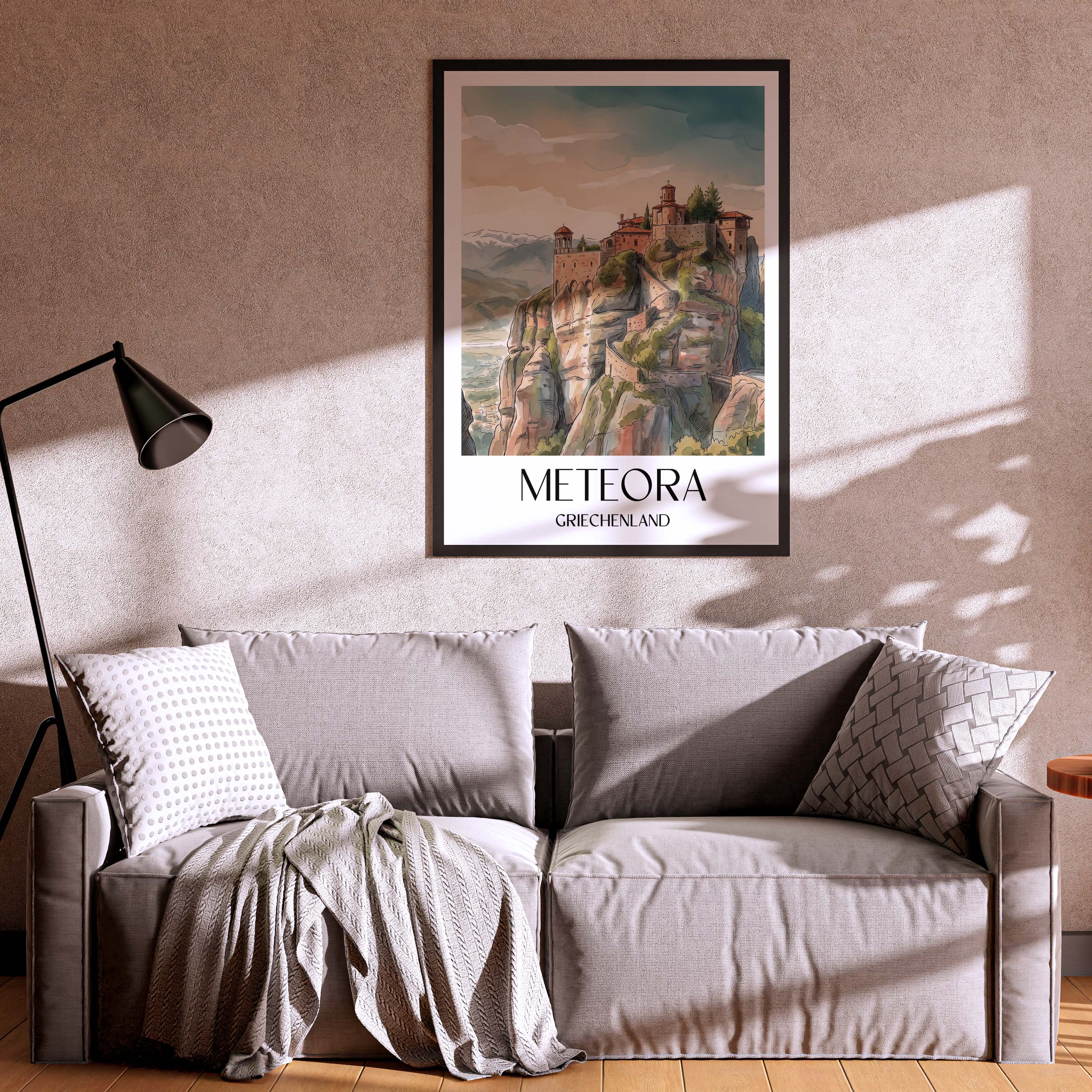 meteora-griechenland-griechenland-poster-aquarell