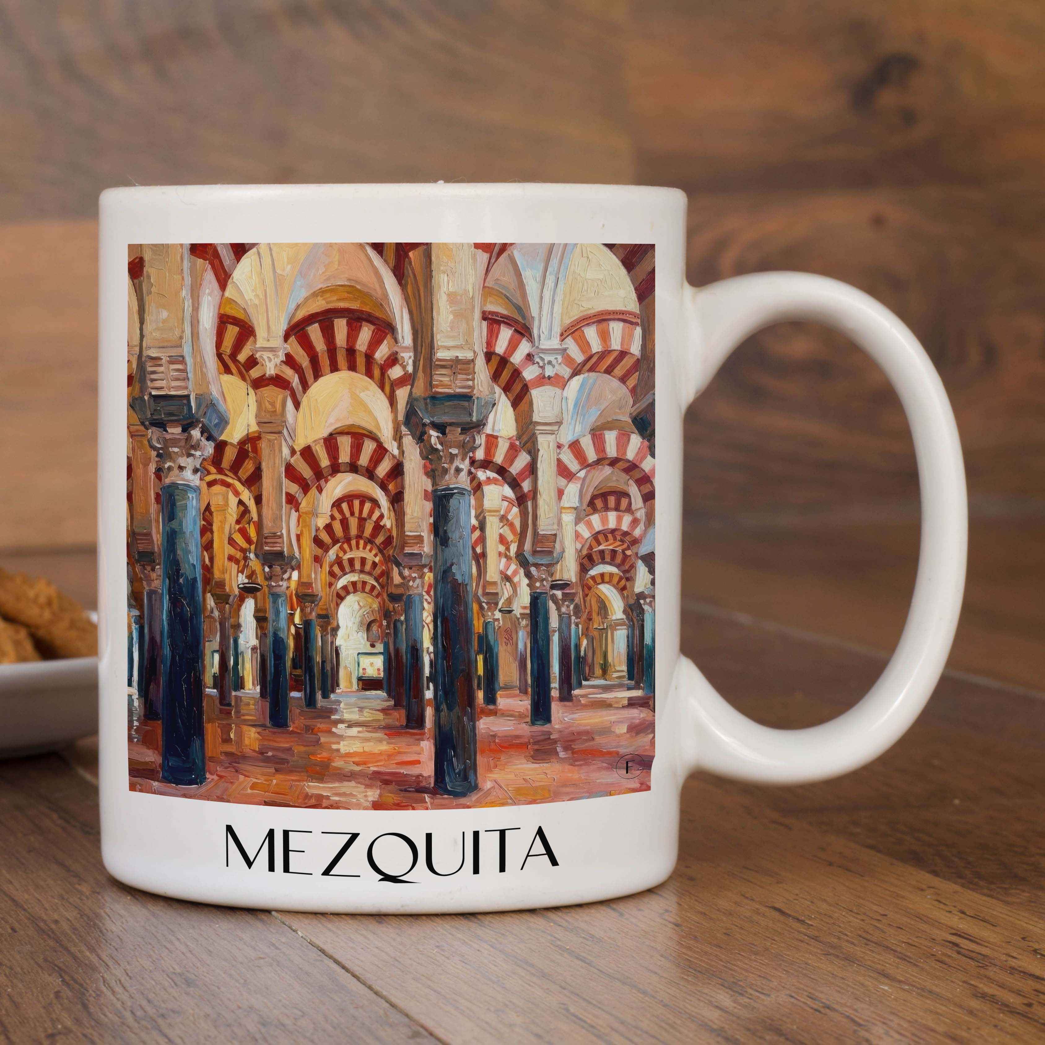 mezquita-córdoba-spanien-kaffeebecher-oil-painting-oelgemaelde