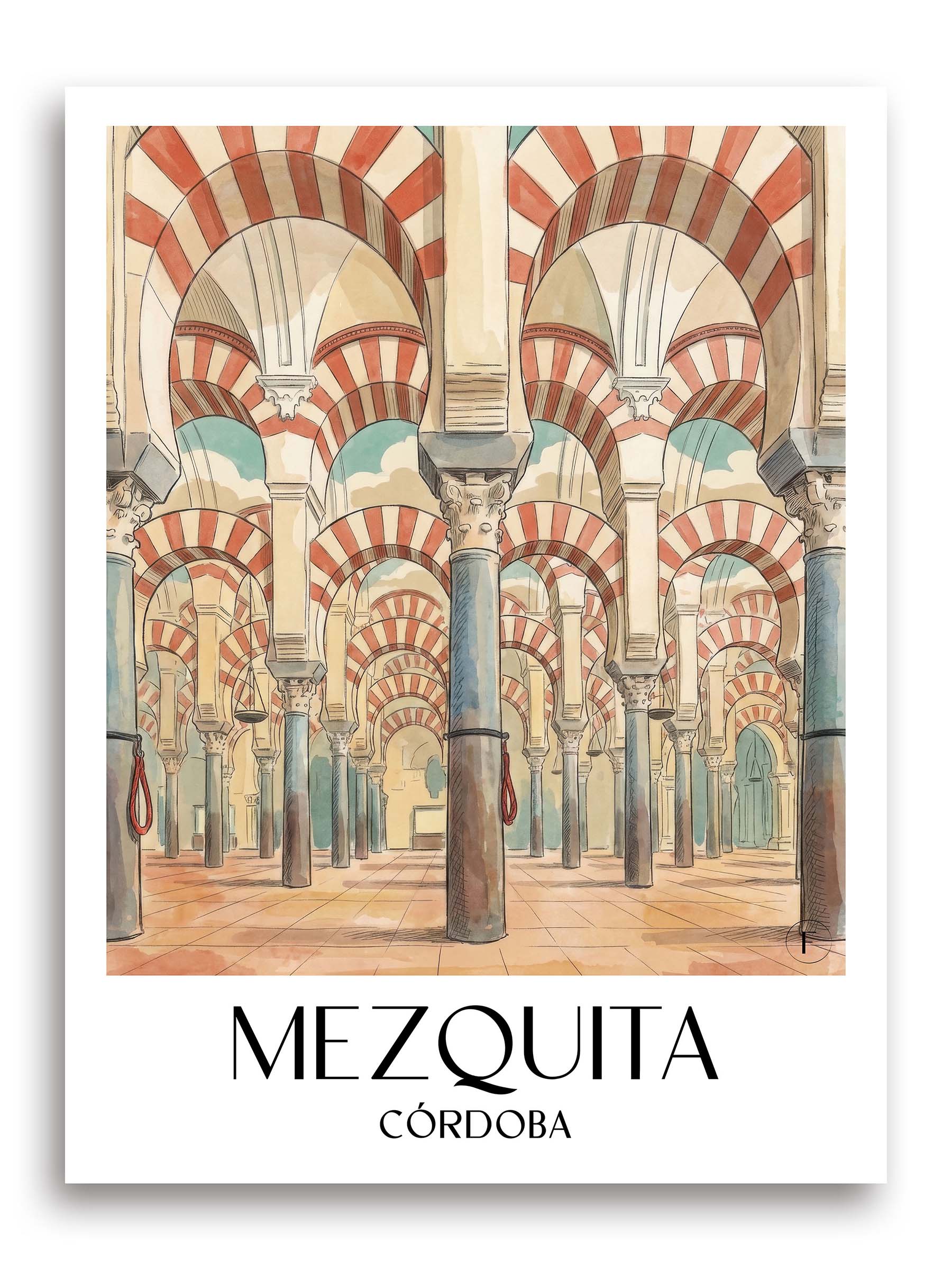 mezquita-córdoba-spanien-poster-aquarell