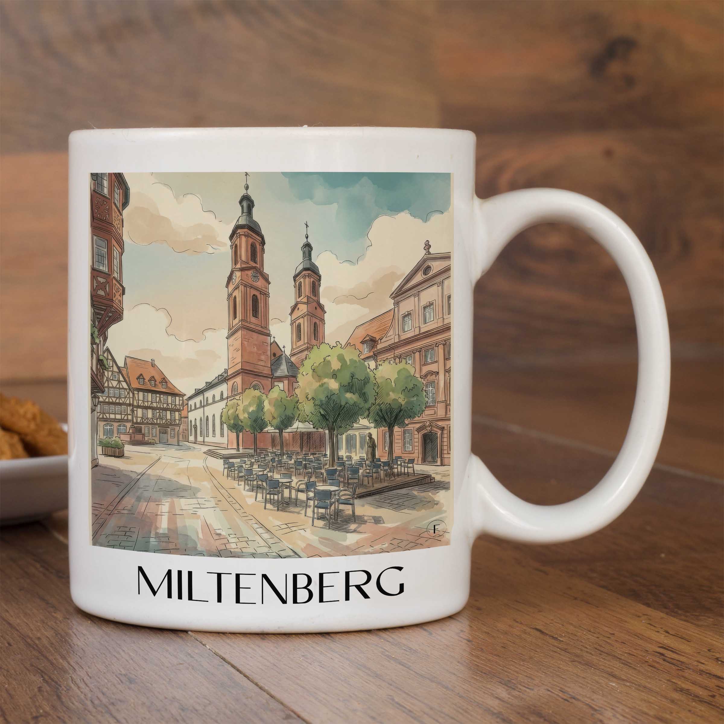 miltenberg-odenwald-deutschland-kaffeebecher-aquarell