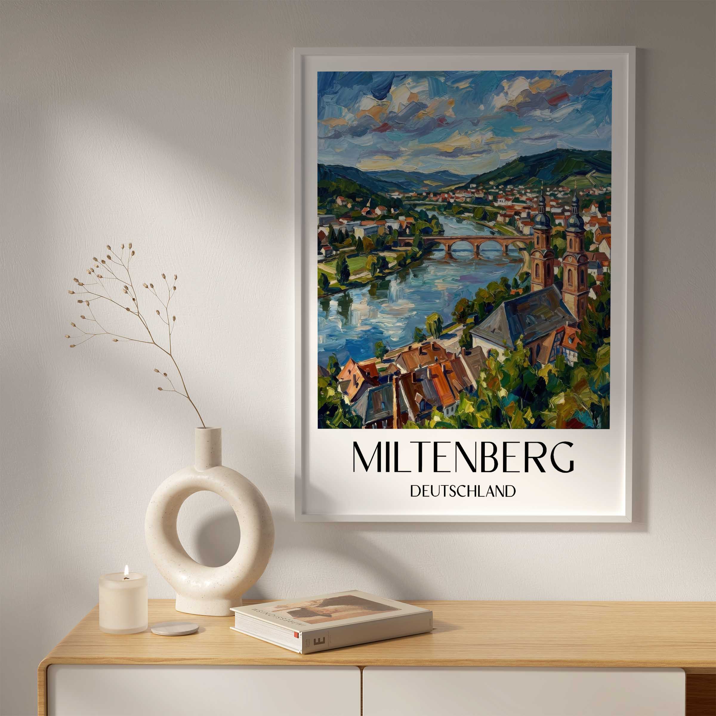 miltenberg-deutschland-poster-oil-painting-oelgemaelde