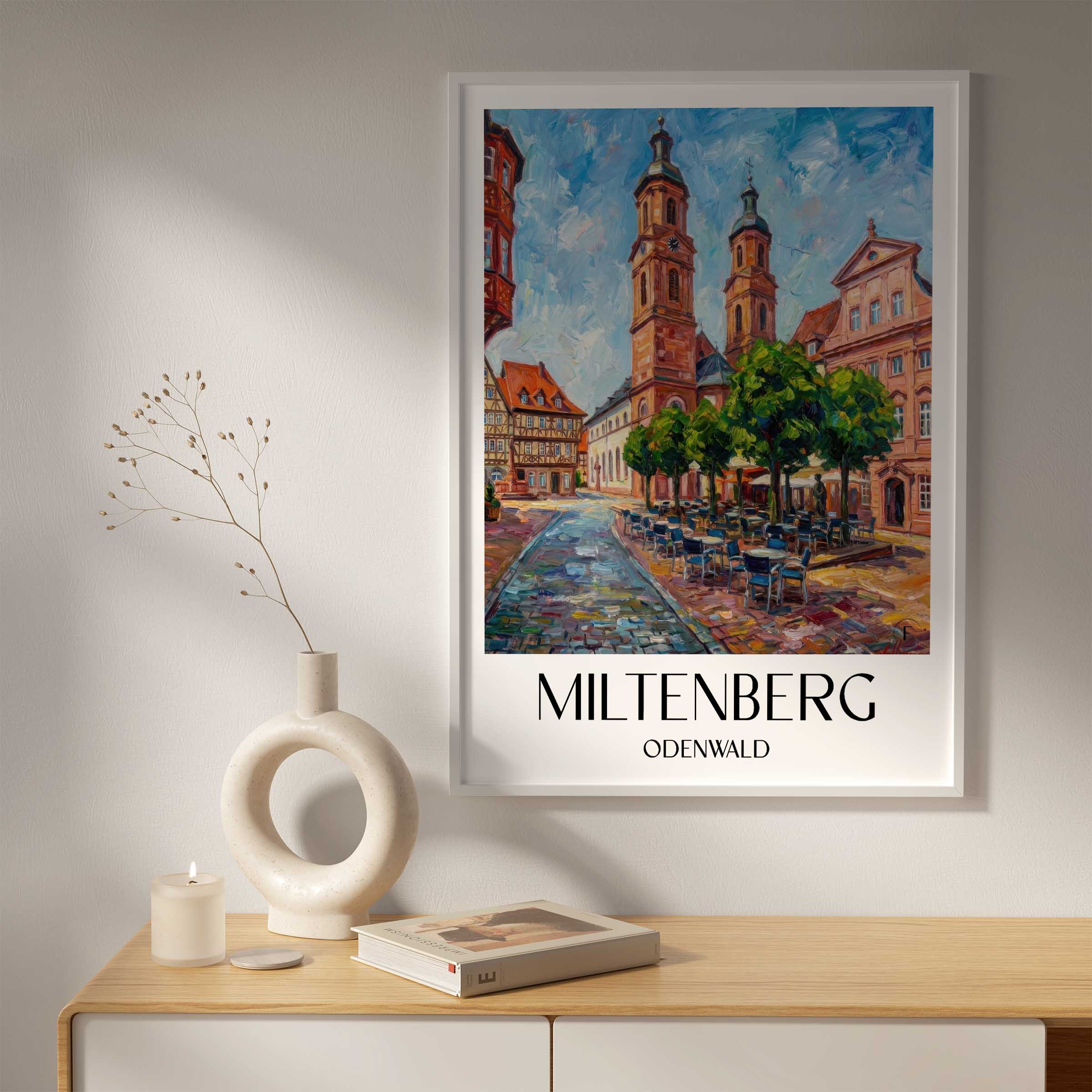 miltenberg-odenwald-deutschland-poster-oil-painting-oelgemaelde