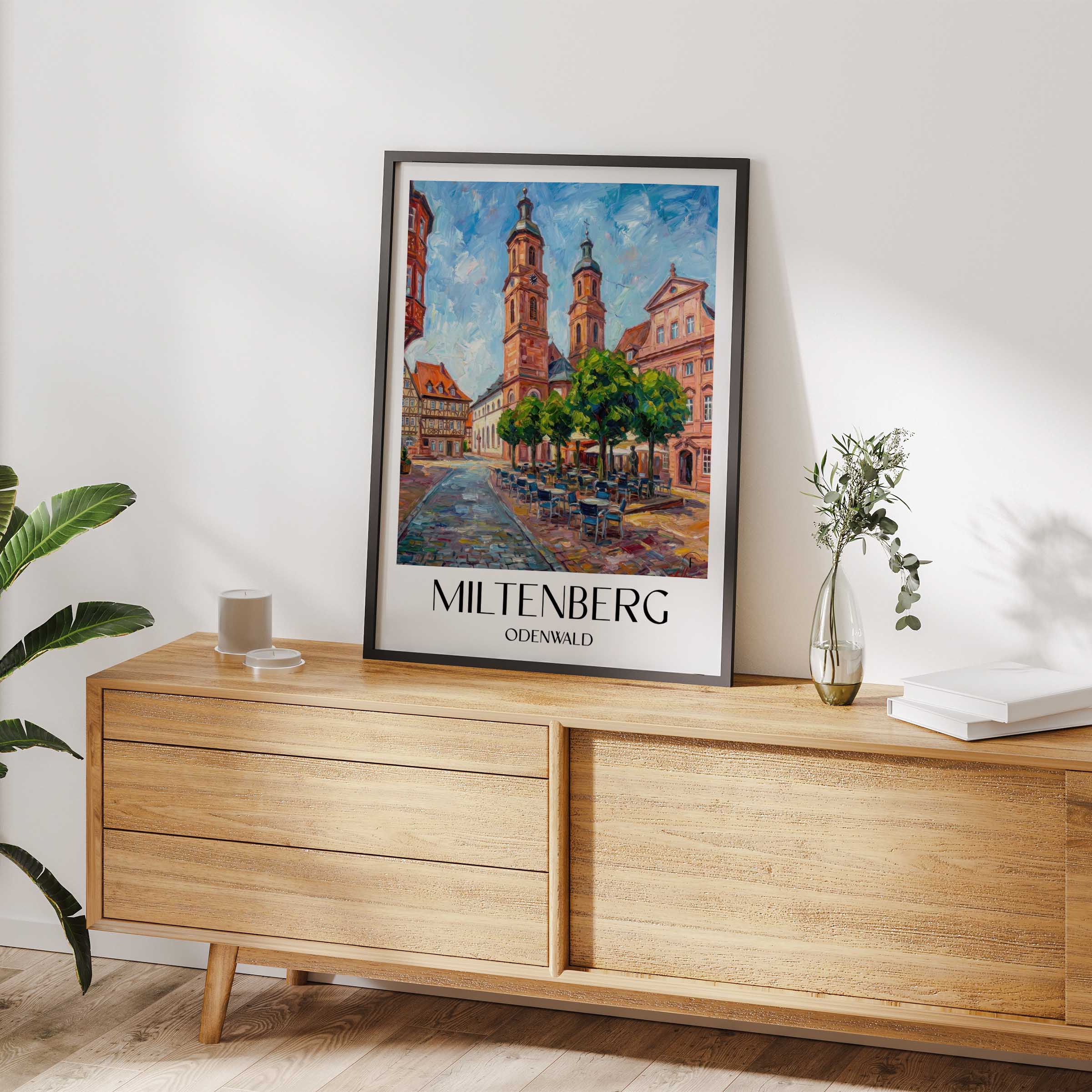 miltenberg-odenwald-deutschland-poster-oil-painting-oelgemaelde