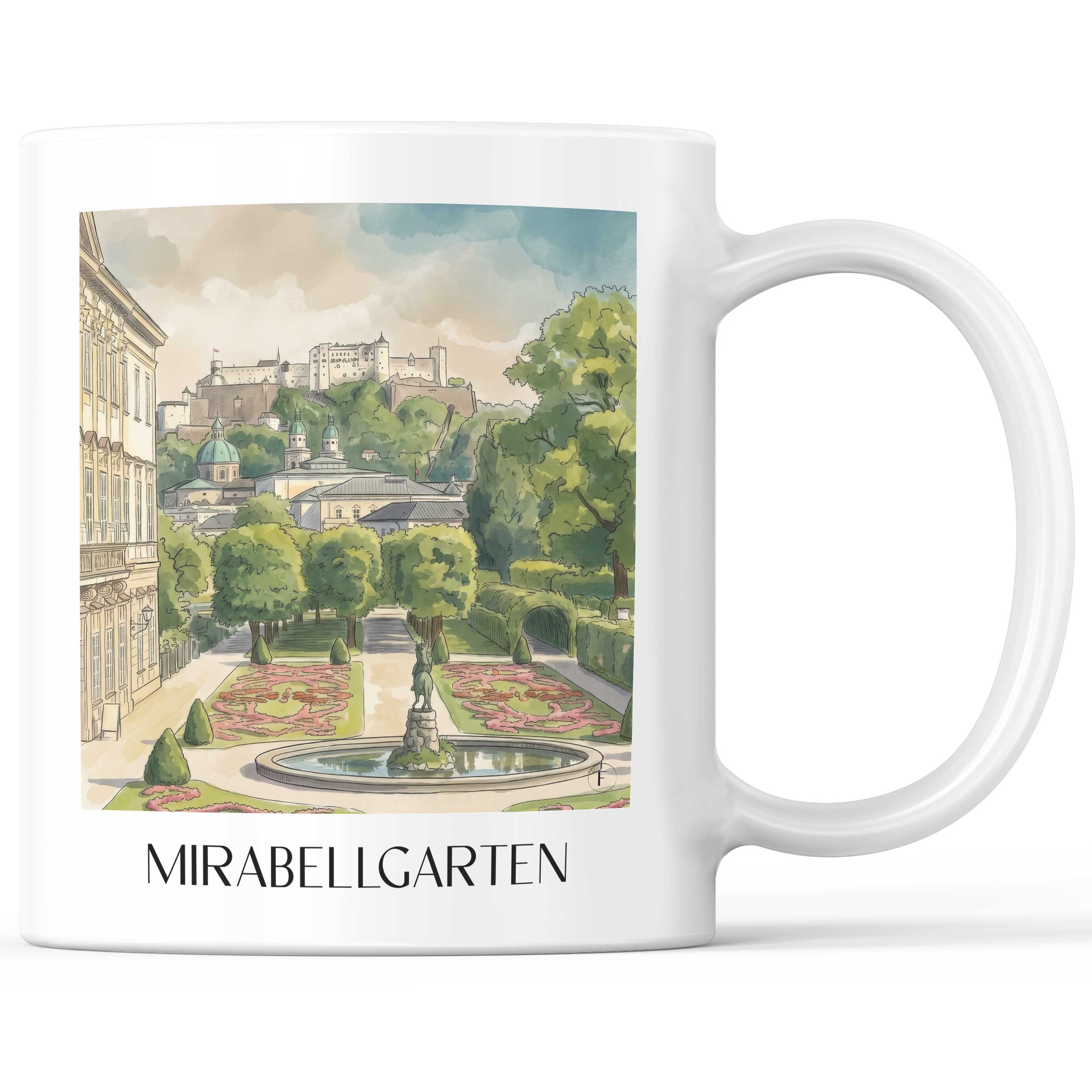 mirabellgarten-salzburg-österreich-kaffeebecher-aquarell