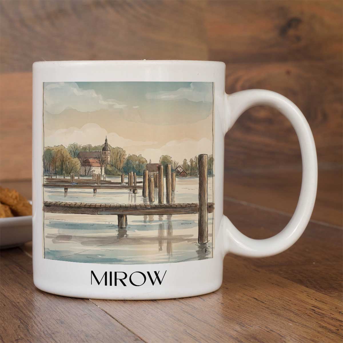 mirow-mecklenburgische-seenplatte-deutschland-kaffeebecher-aquarell