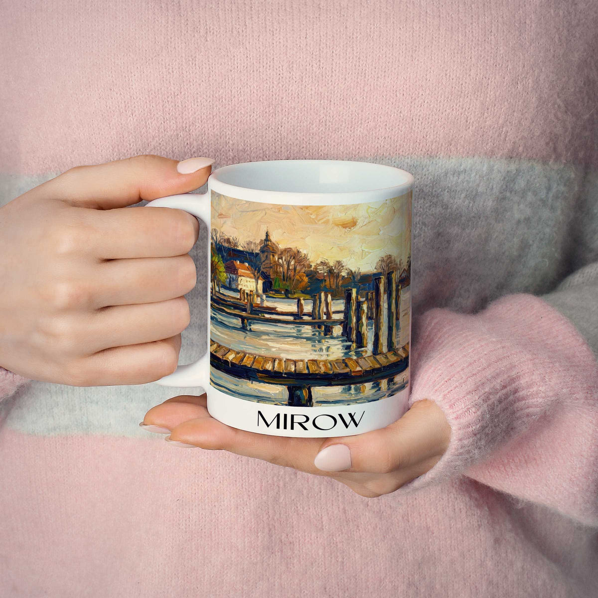 mirow-mecklenburgische-seenplatte-deutschland-kaffeebecher-oil-painting-oelgemaelde