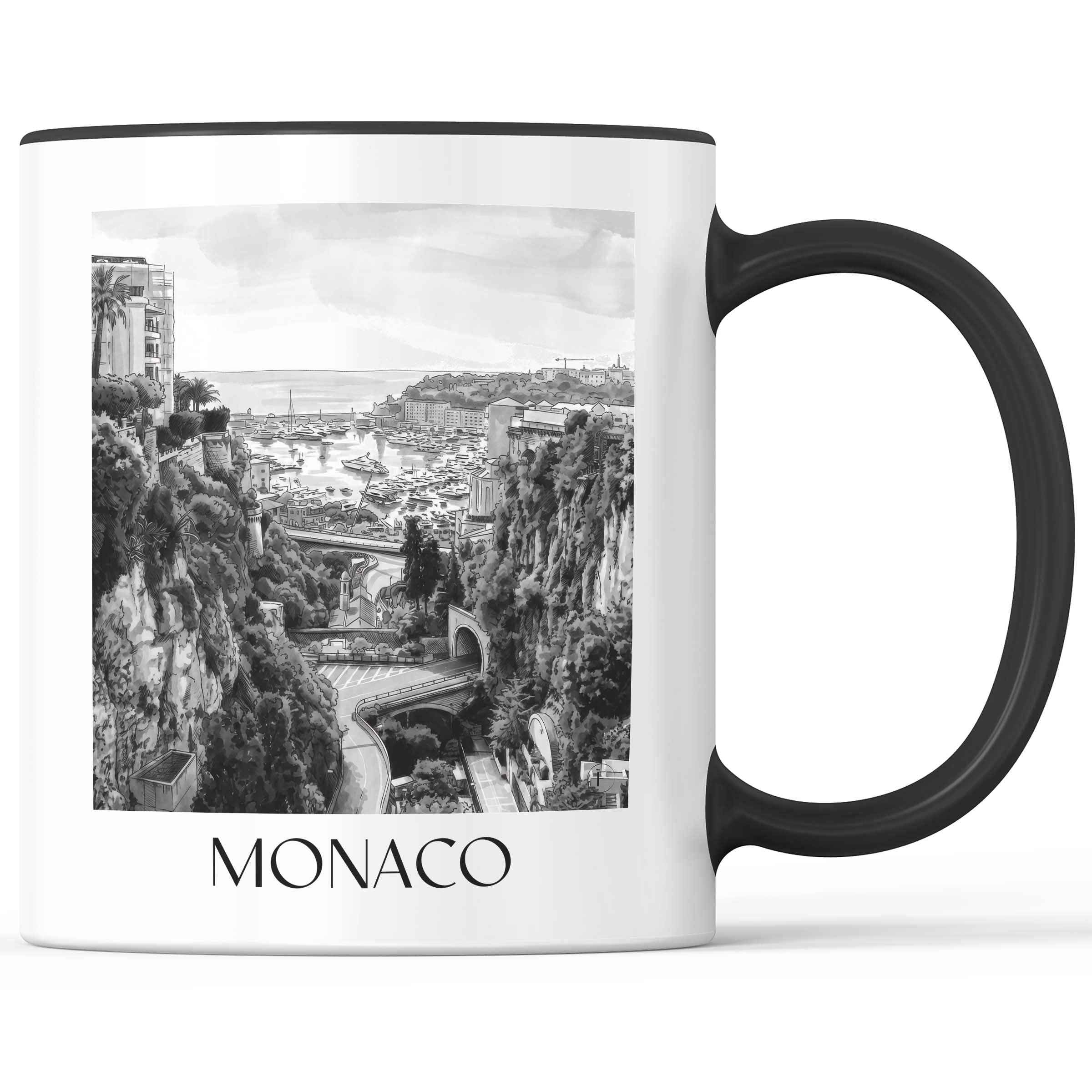 monaco-monaco-kaffeebecher-aquarell-schwarz-weiss