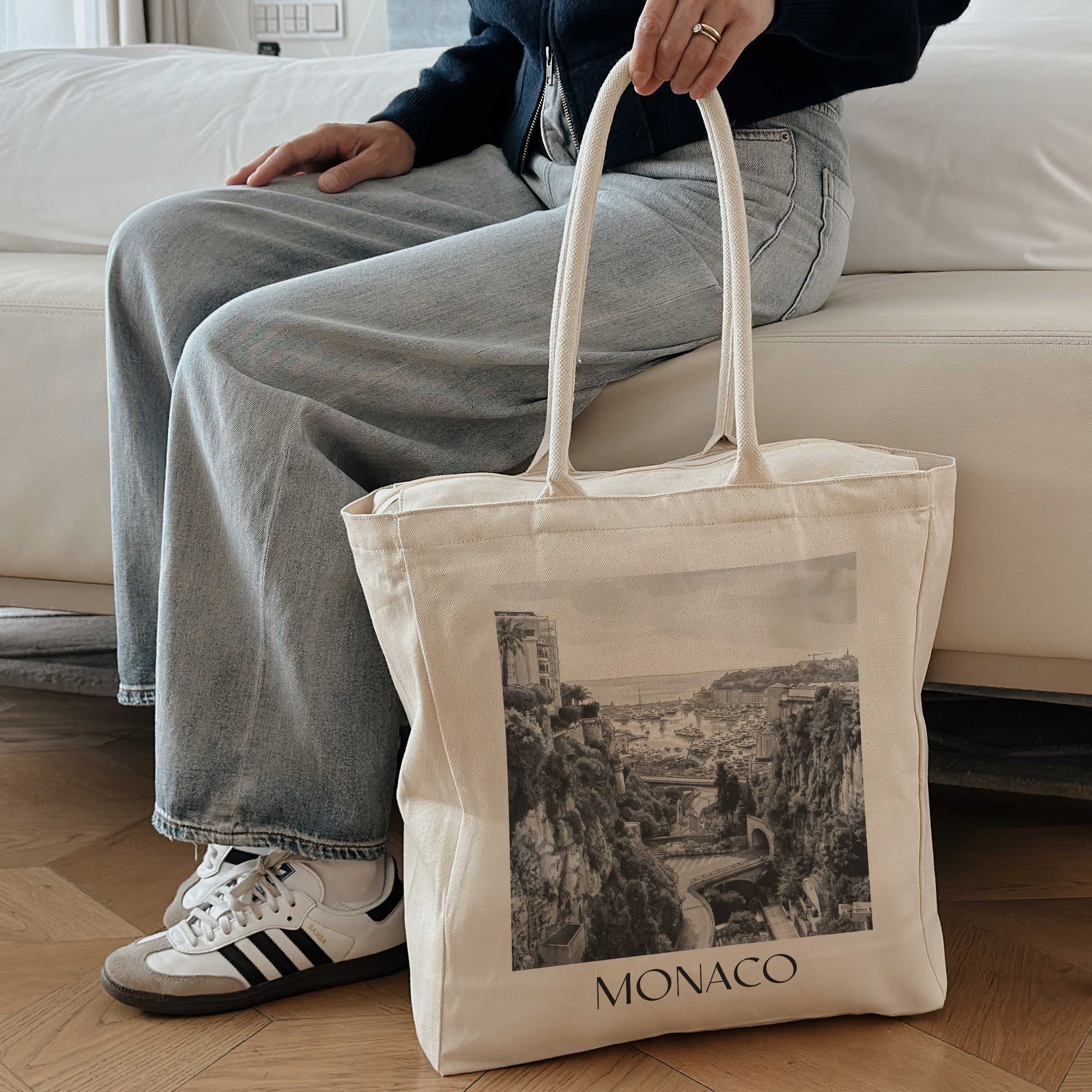 monaco-monaco-einkaufstasche-aquarell-schwarz-weiss