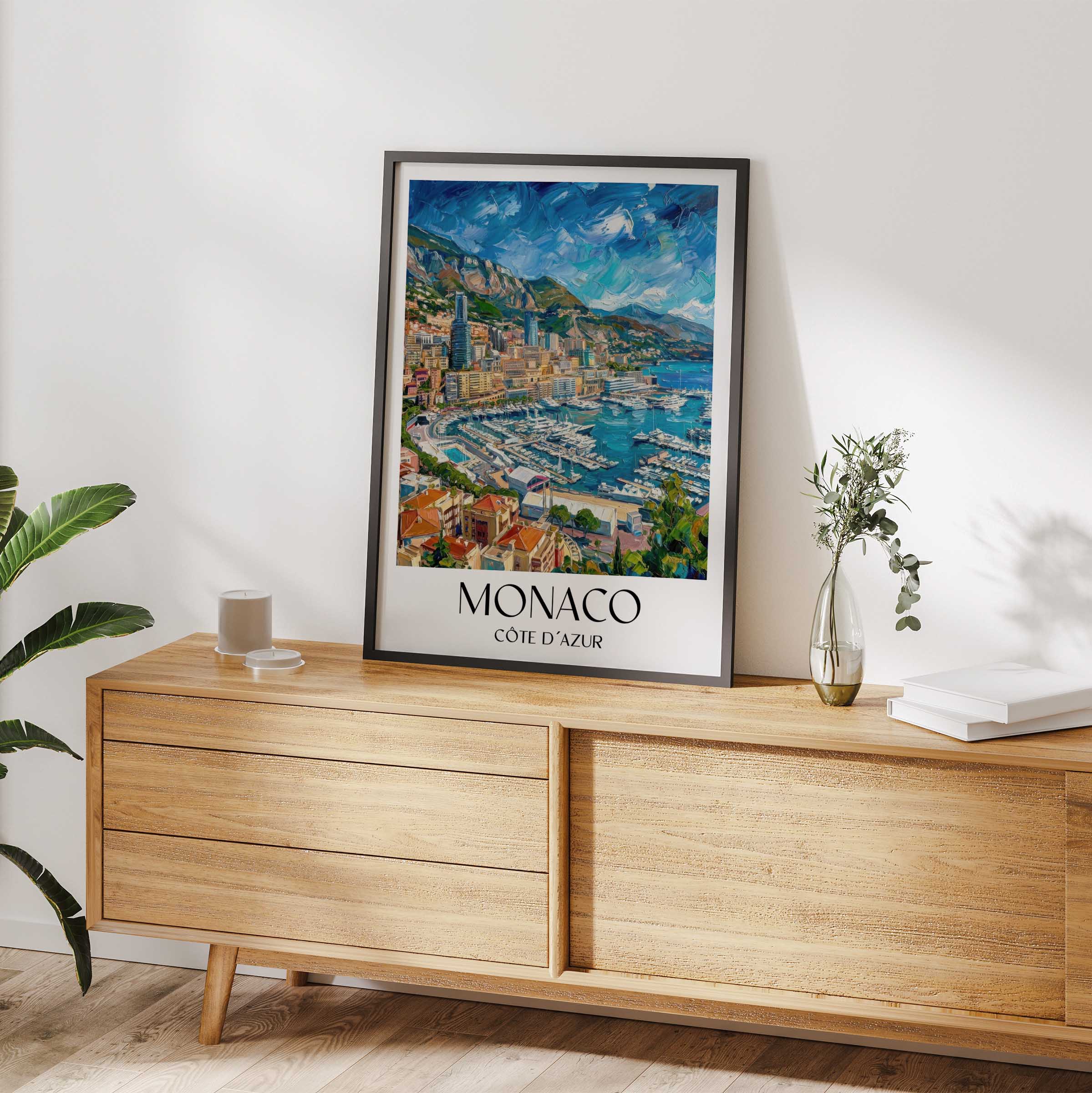 monaco-côte-d´azur-monaco-poster-oil-painting-oelgemaelde