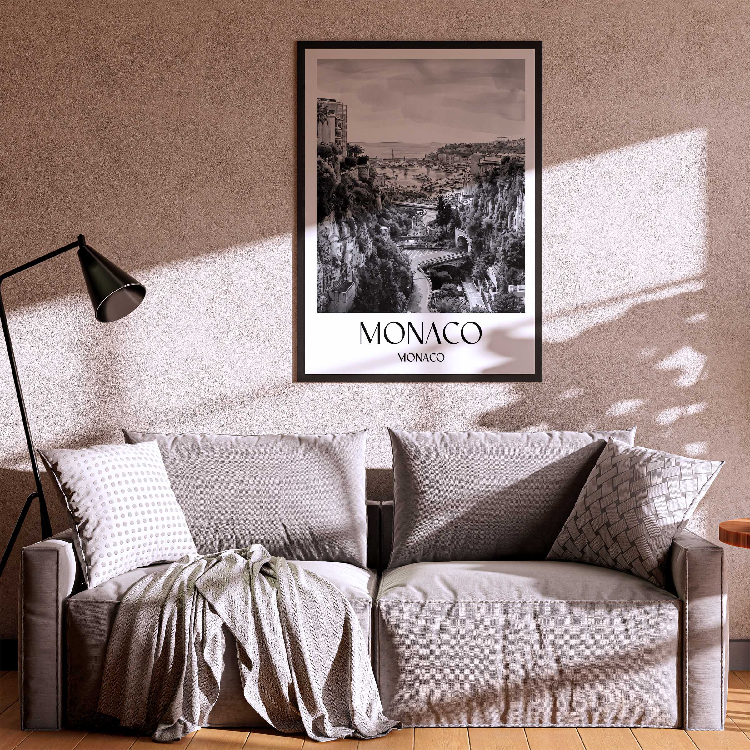 monaco-monaco-poster-aquarell-schwarz-weiss