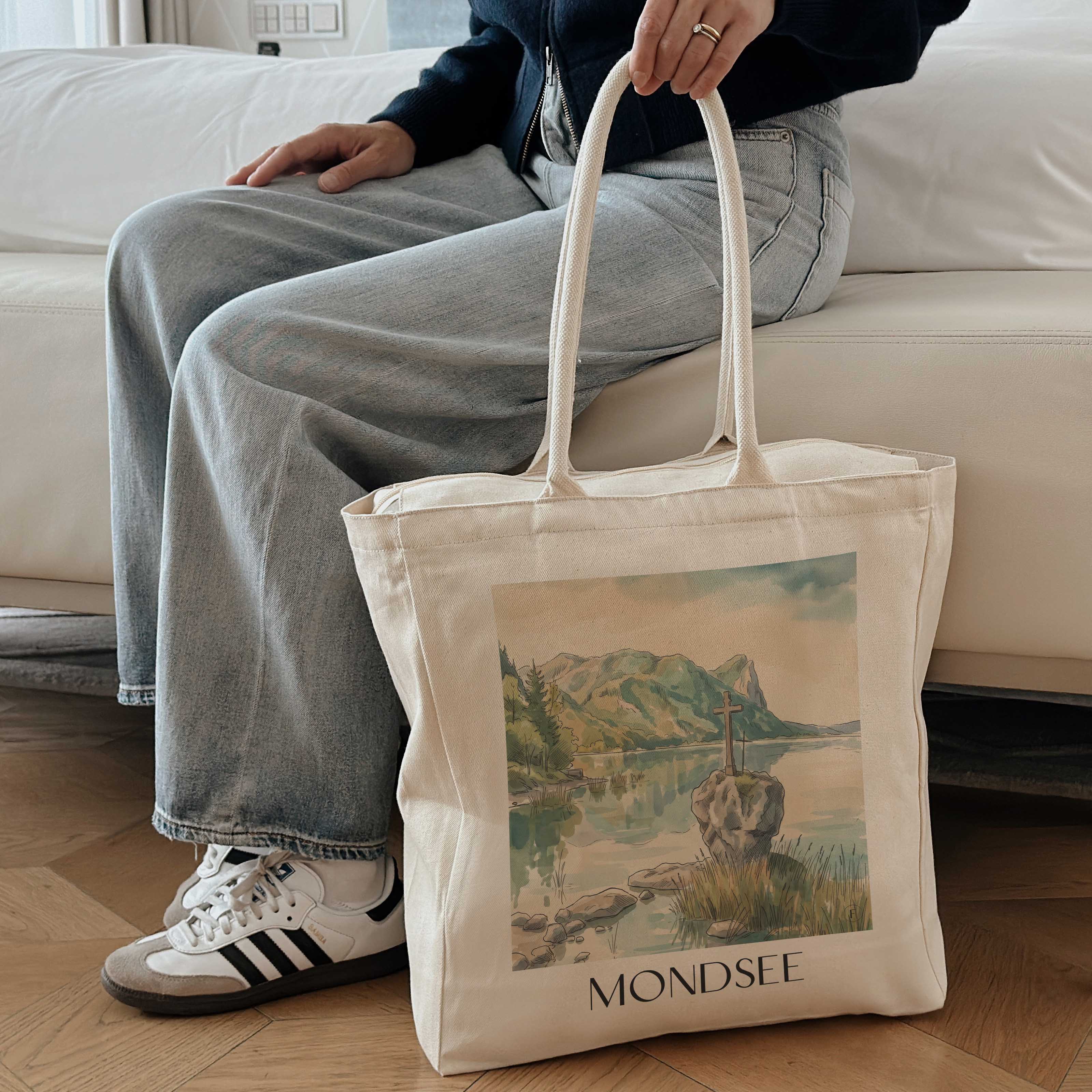 mondsee-österreich-österreich-einkaufstasche-aquarell