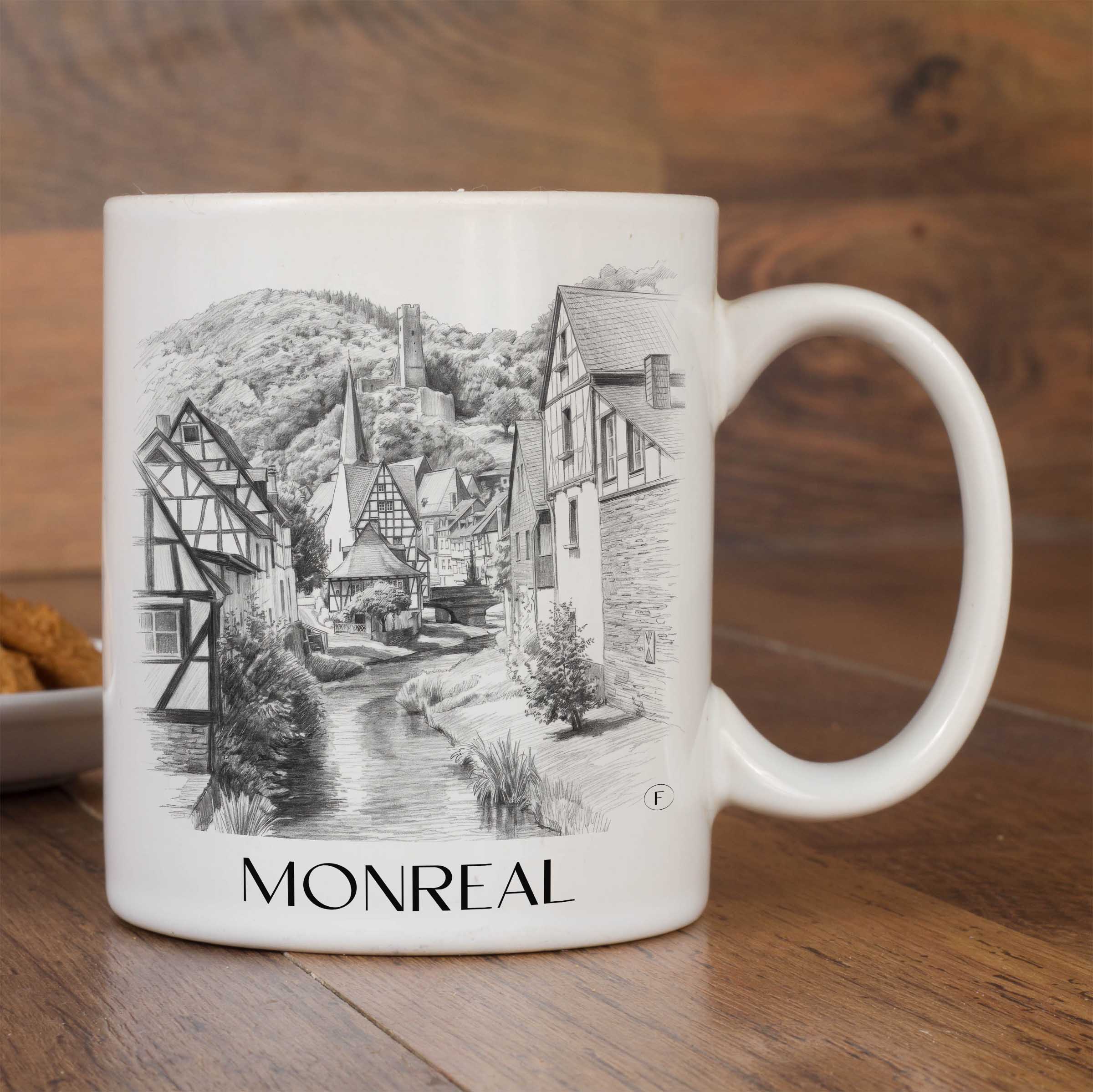 monreal-eifel-deutschland-kaffeebecher-bleistift-zeichnung-drawing