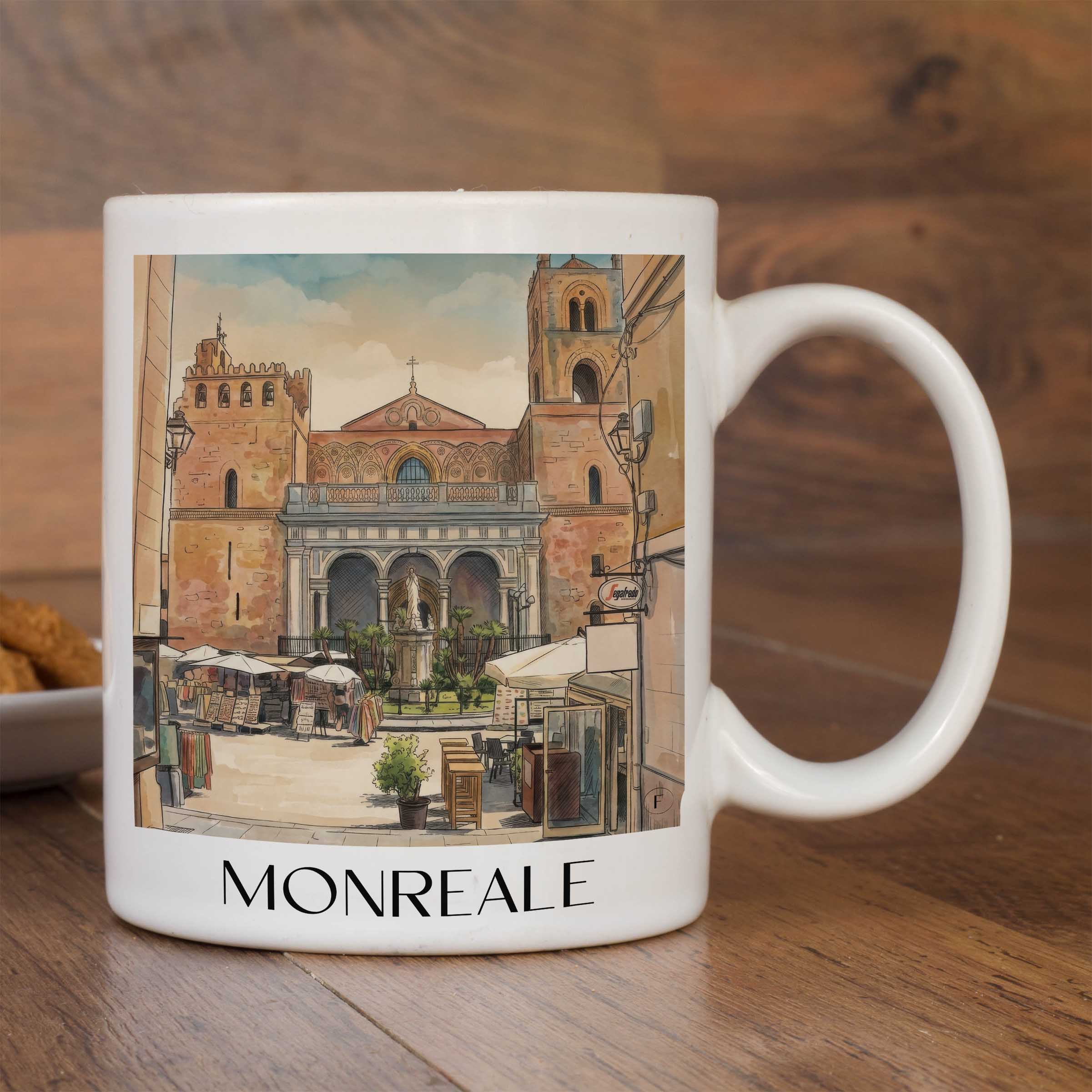 monreale-sizilien-italien-kaffeebecher-aquarell