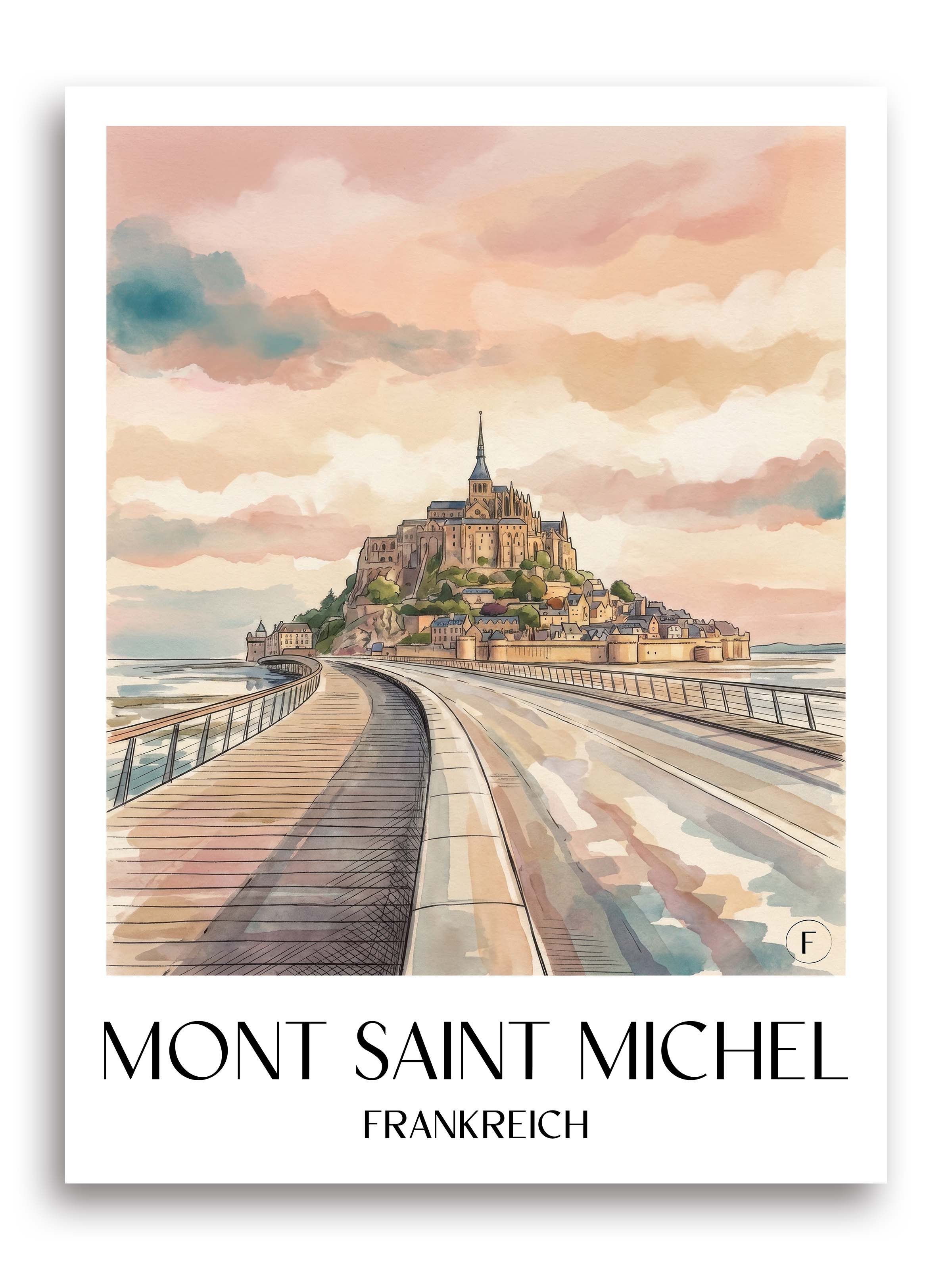mont-saint-michel-frankreich-poster-aquarell