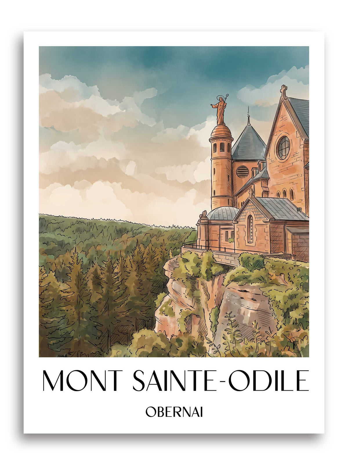 mont-sainte-odile-obernai-frankreich-poster-aquarell