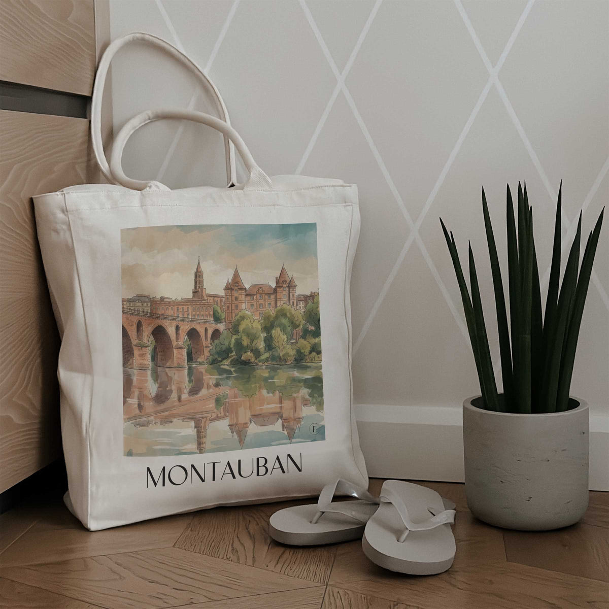 montauban-okzitanien-frankreich-einkaufstasche-aquarell
