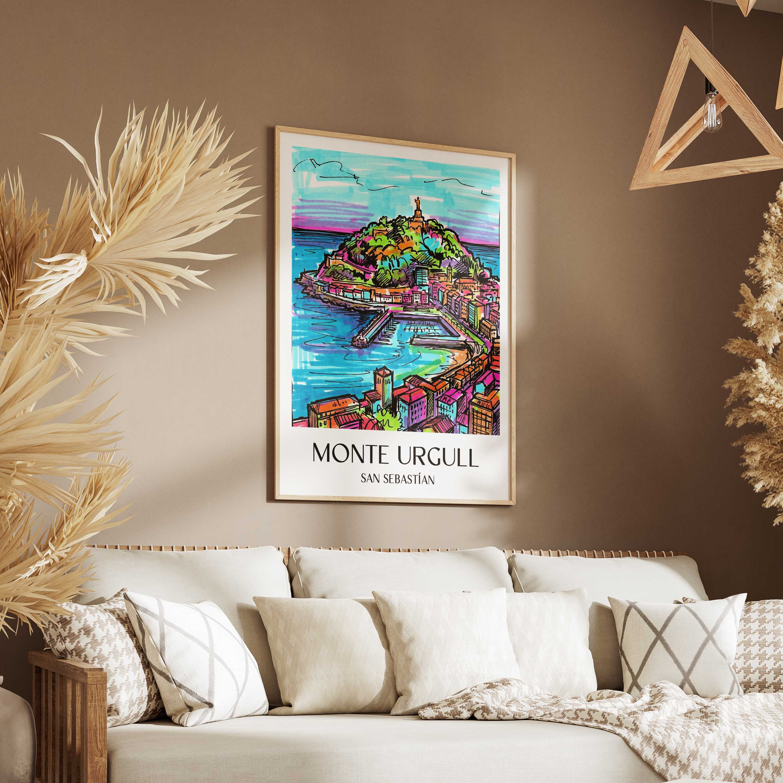 monte-urgull-san-sebastián-spanien-poster-graffiti