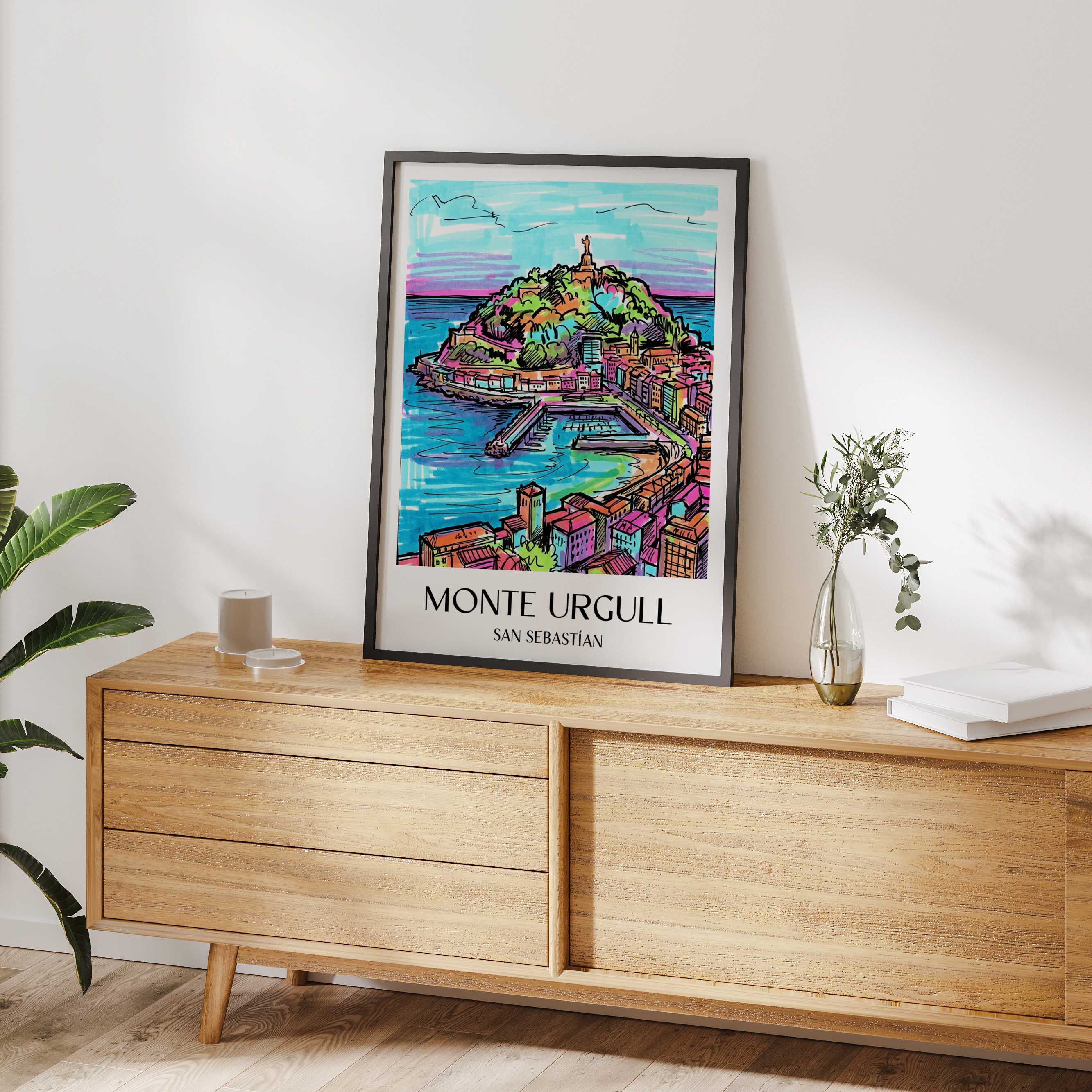 monte-urgull-san-sebastián-spanien-poster-graffiti