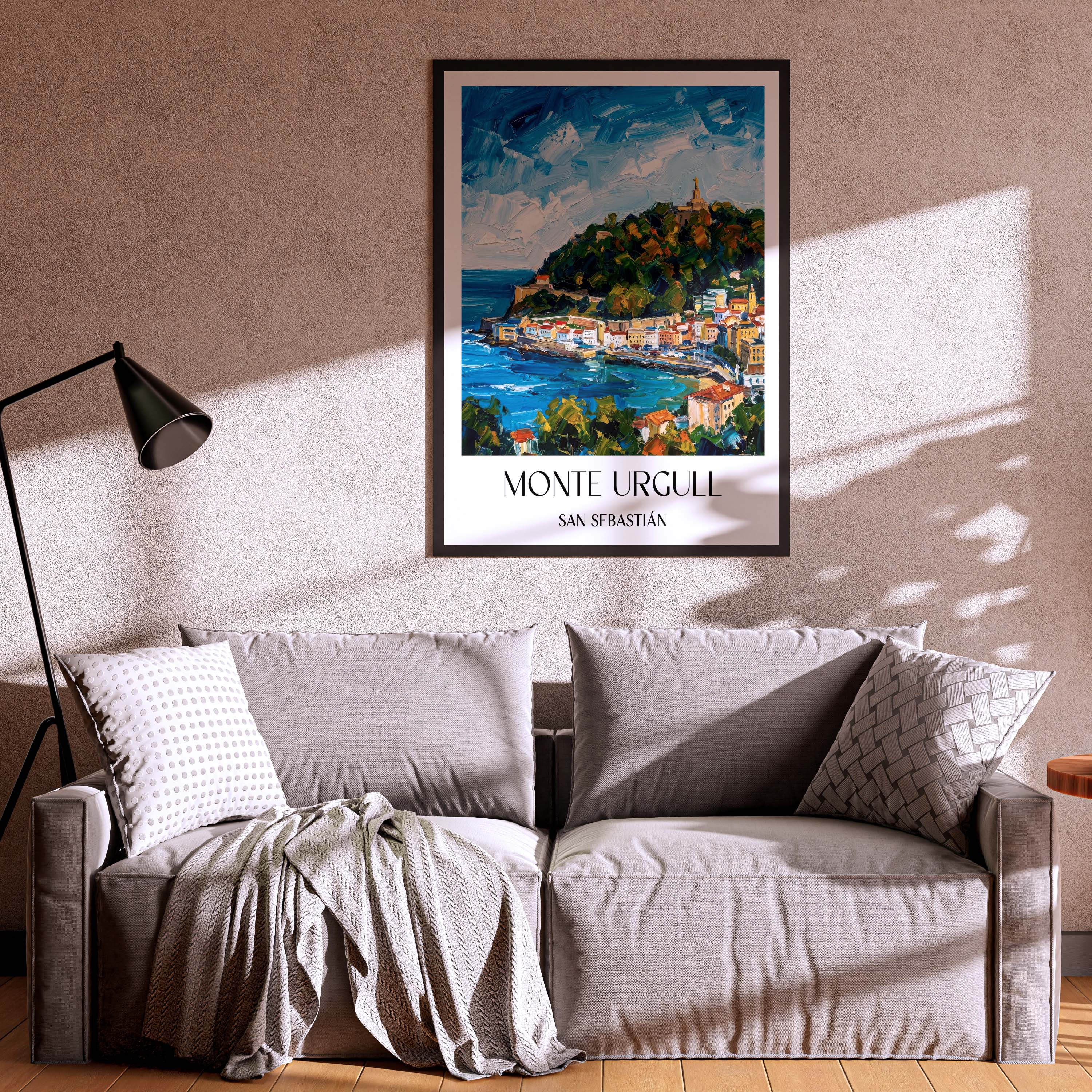 monte-urgull-san-sebastián-spanien-poster-oil-painting-oelgemaelde