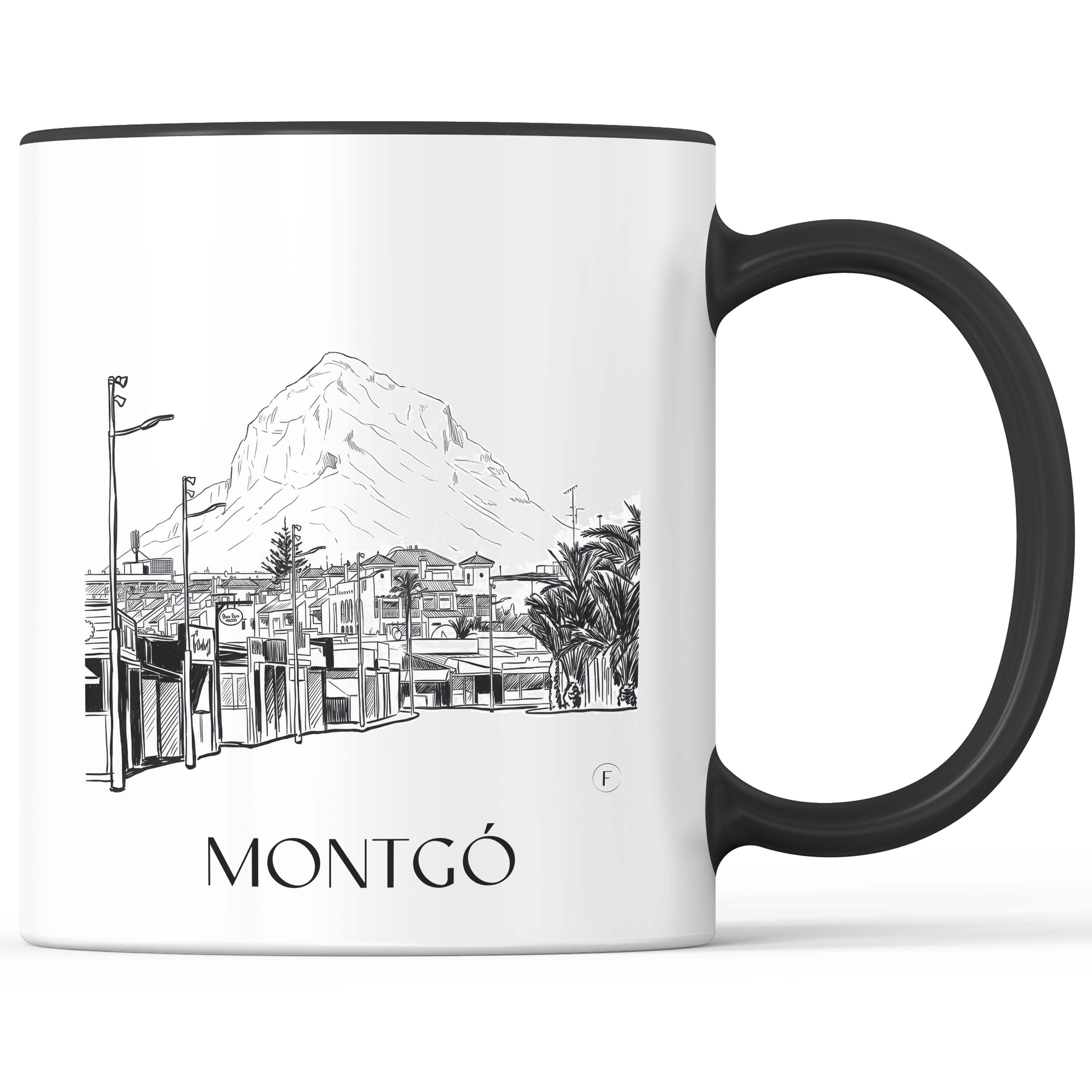 montgó-dénia-spanien-kaffeebecher-skizze