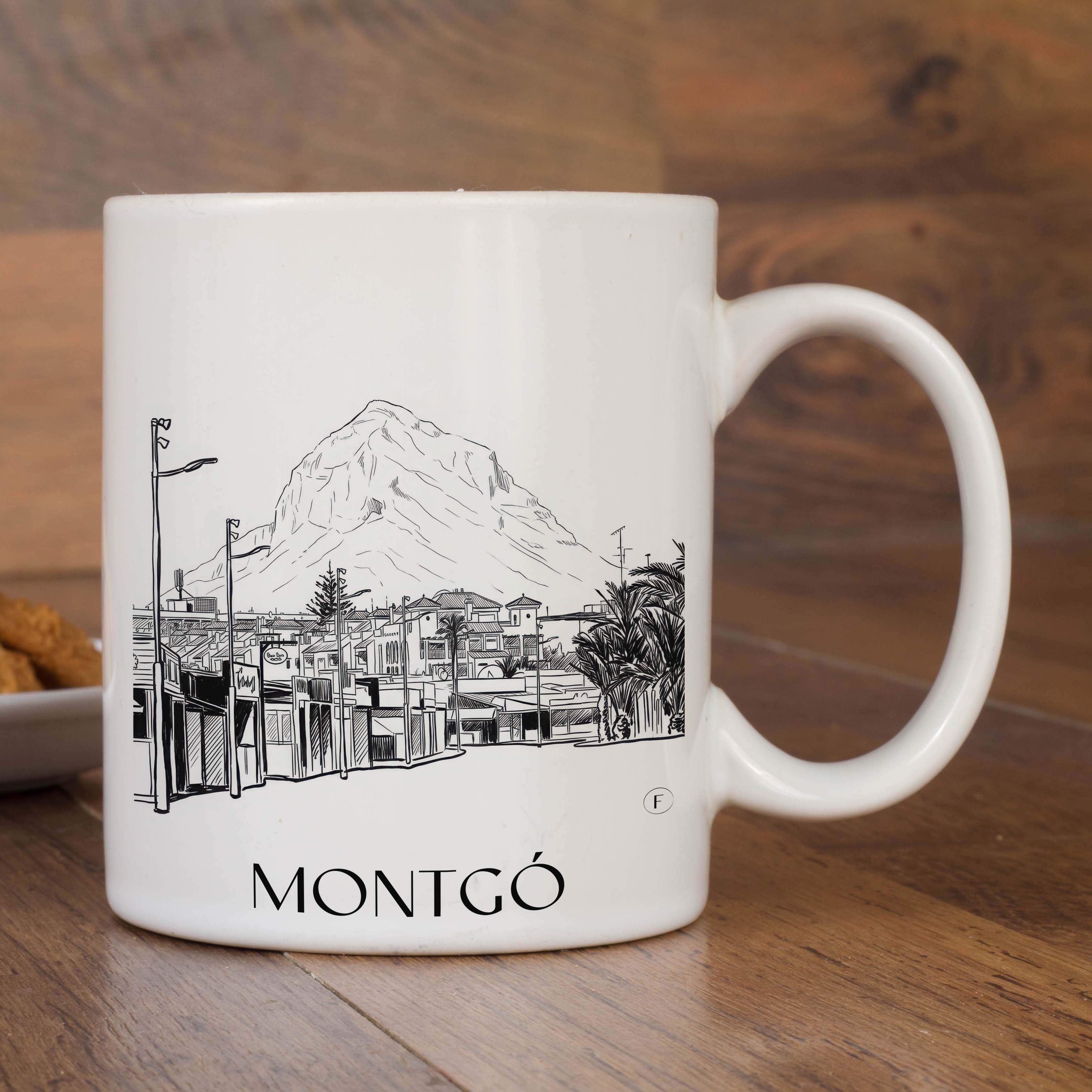 montgó-dénia-spanien-kaffeebecher-skizze