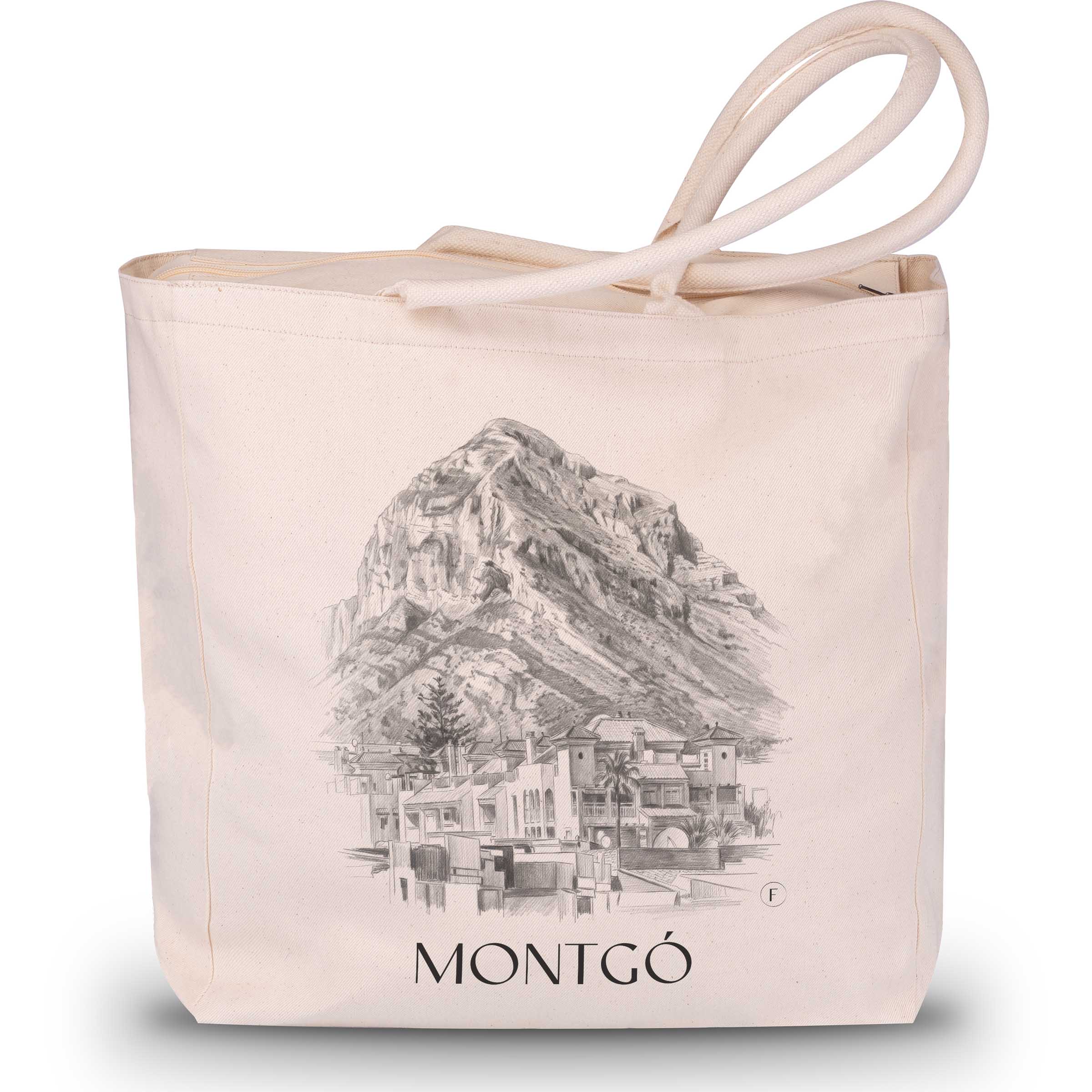 montgó-dénia-spanien-einkaufstasche-bleistift-zeichnung-drawing