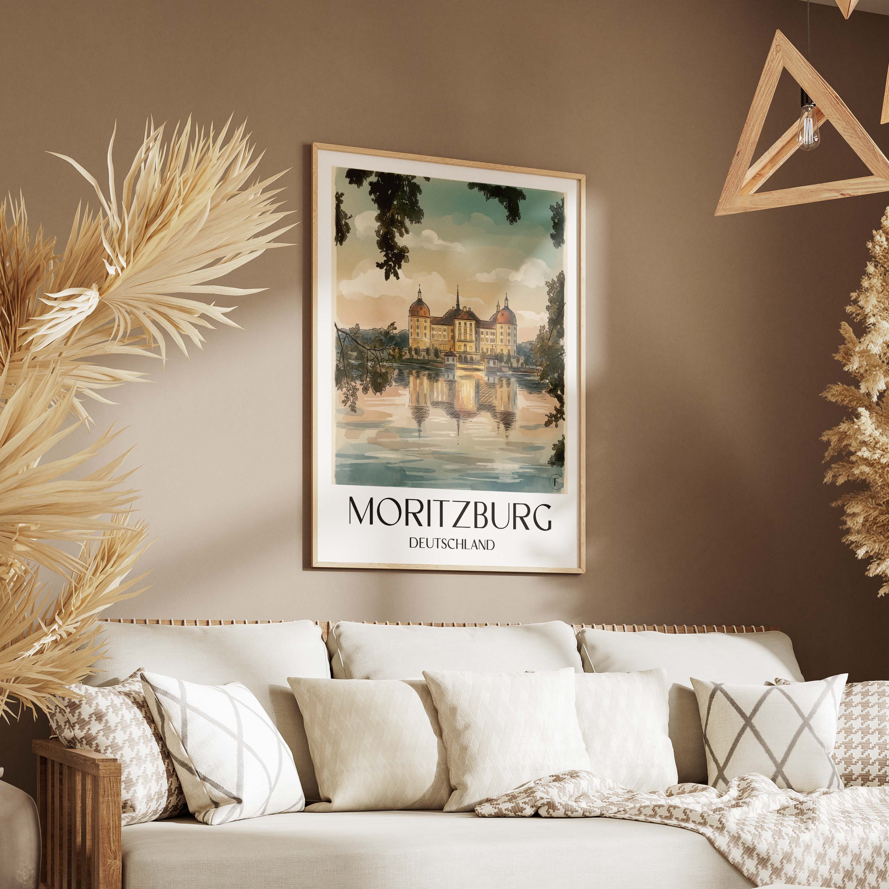 moritzburg-deutschland-poster-aquarell