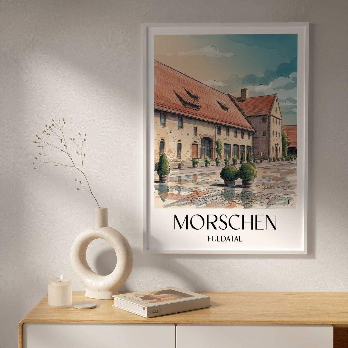 morschen-fuldatal-deutschland-poster-aquarell