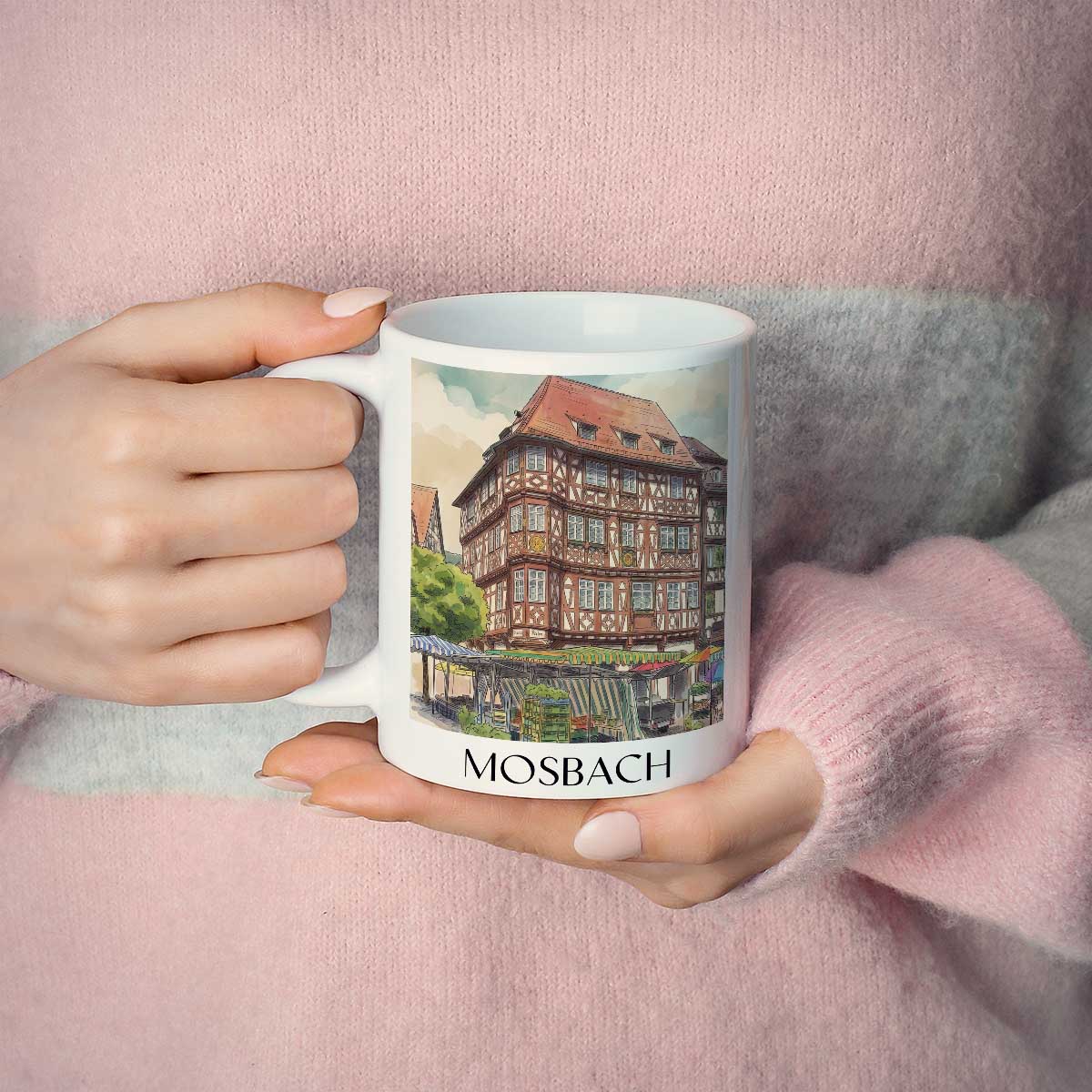 mosbach-neckar-odenwald-deutschland-kaffeebecher-aquarell