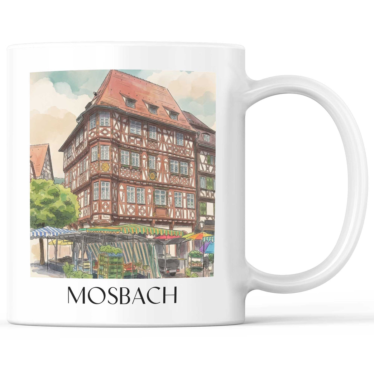 mosbach-neckar-odenwald-deutschland-kaffeebecher-aquarell
