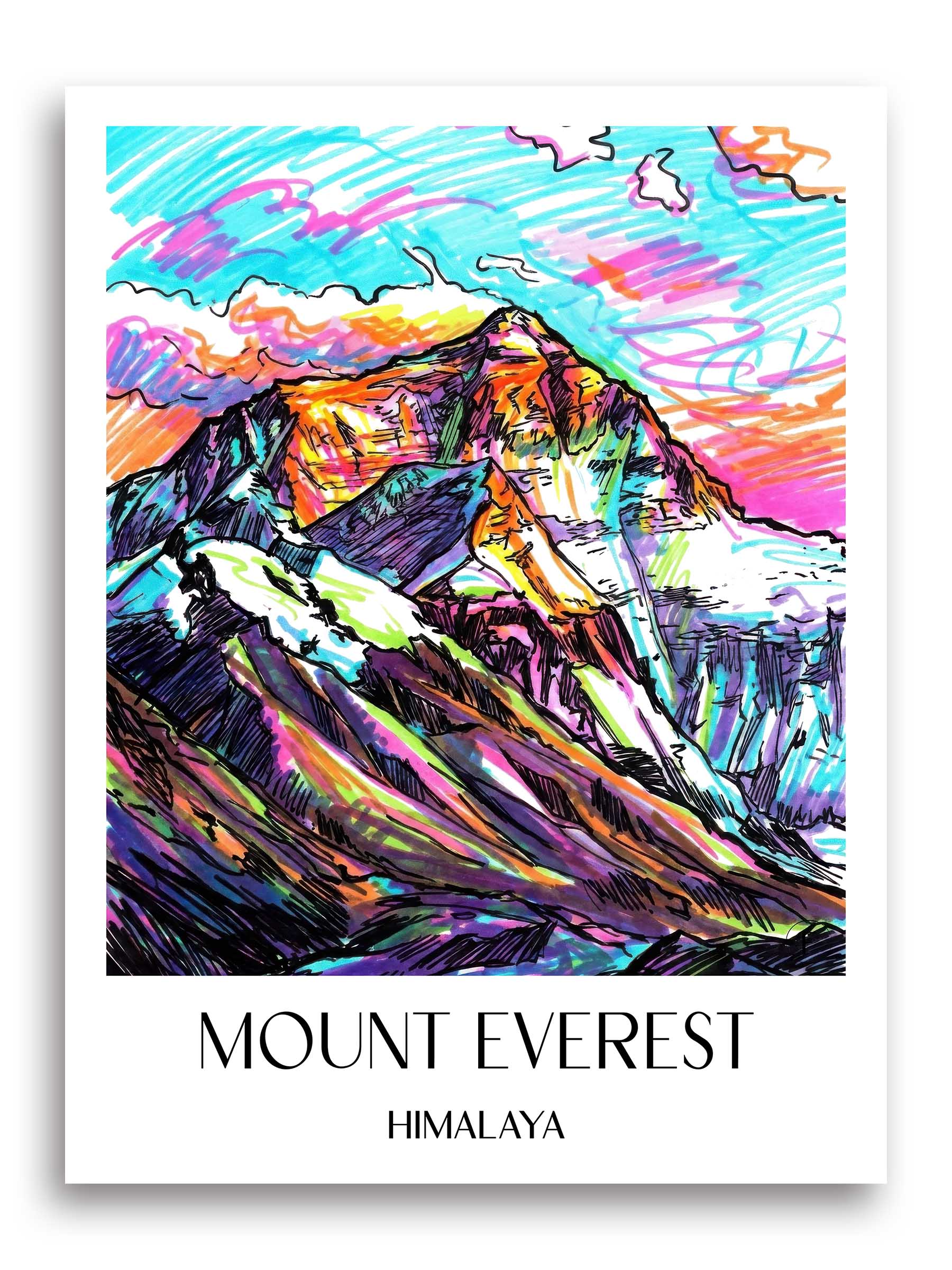 mount-everest-himalaya-poster-graffiti