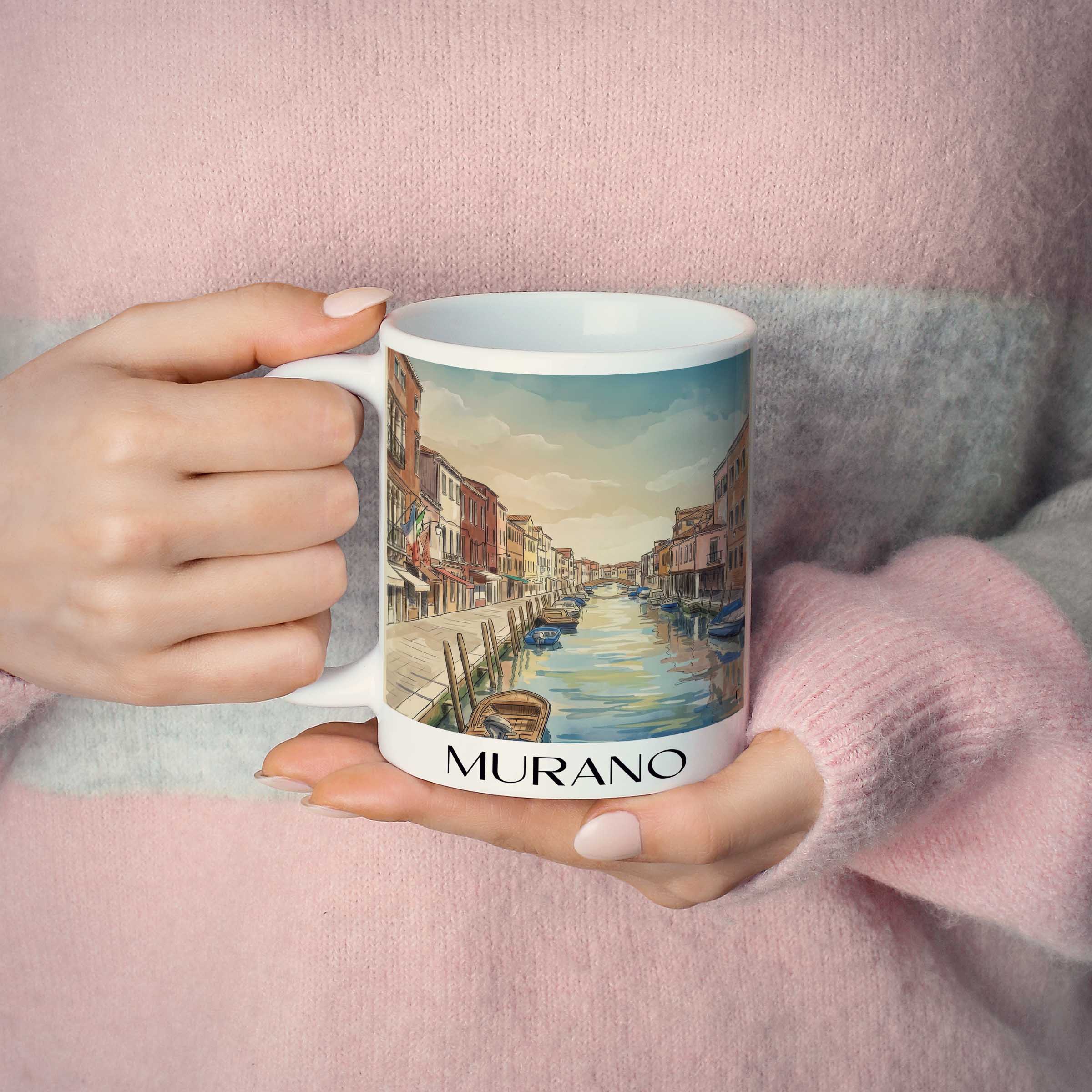 murano-venedig-italien-kaffeebecher-aquarell
