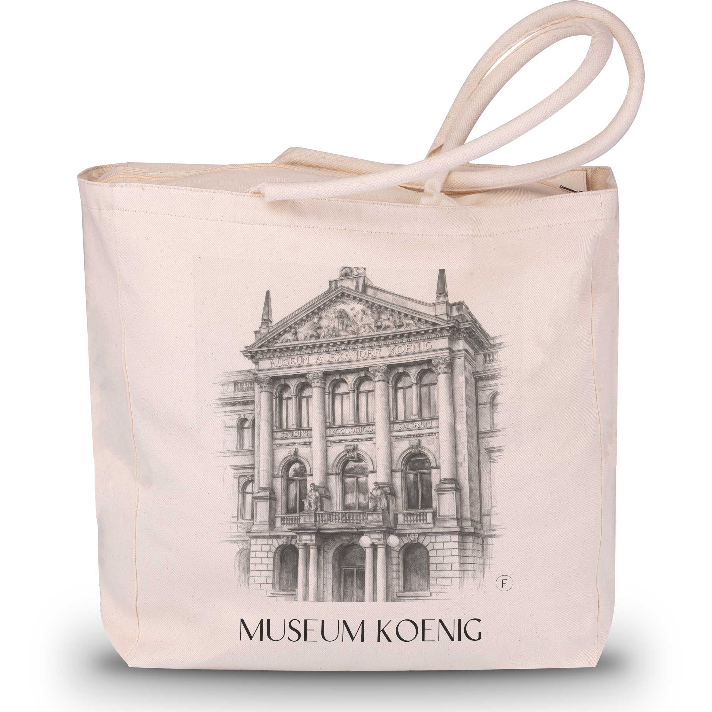 Museum Koenig Shopping Tasche - Bonn - Deutschland Tote Bag - Einkaufstasche im Zeichnung Stil