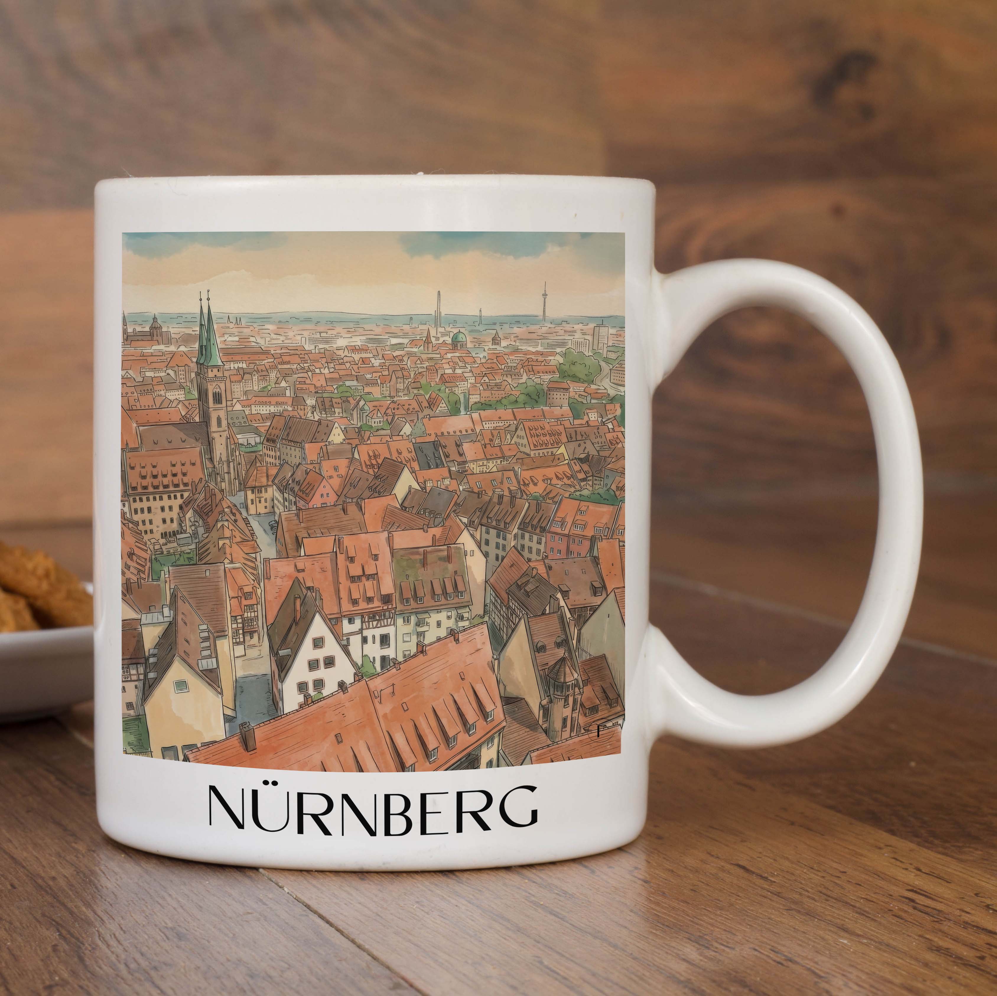 nürnberg-deutschland-kaffeebecher-aquarell