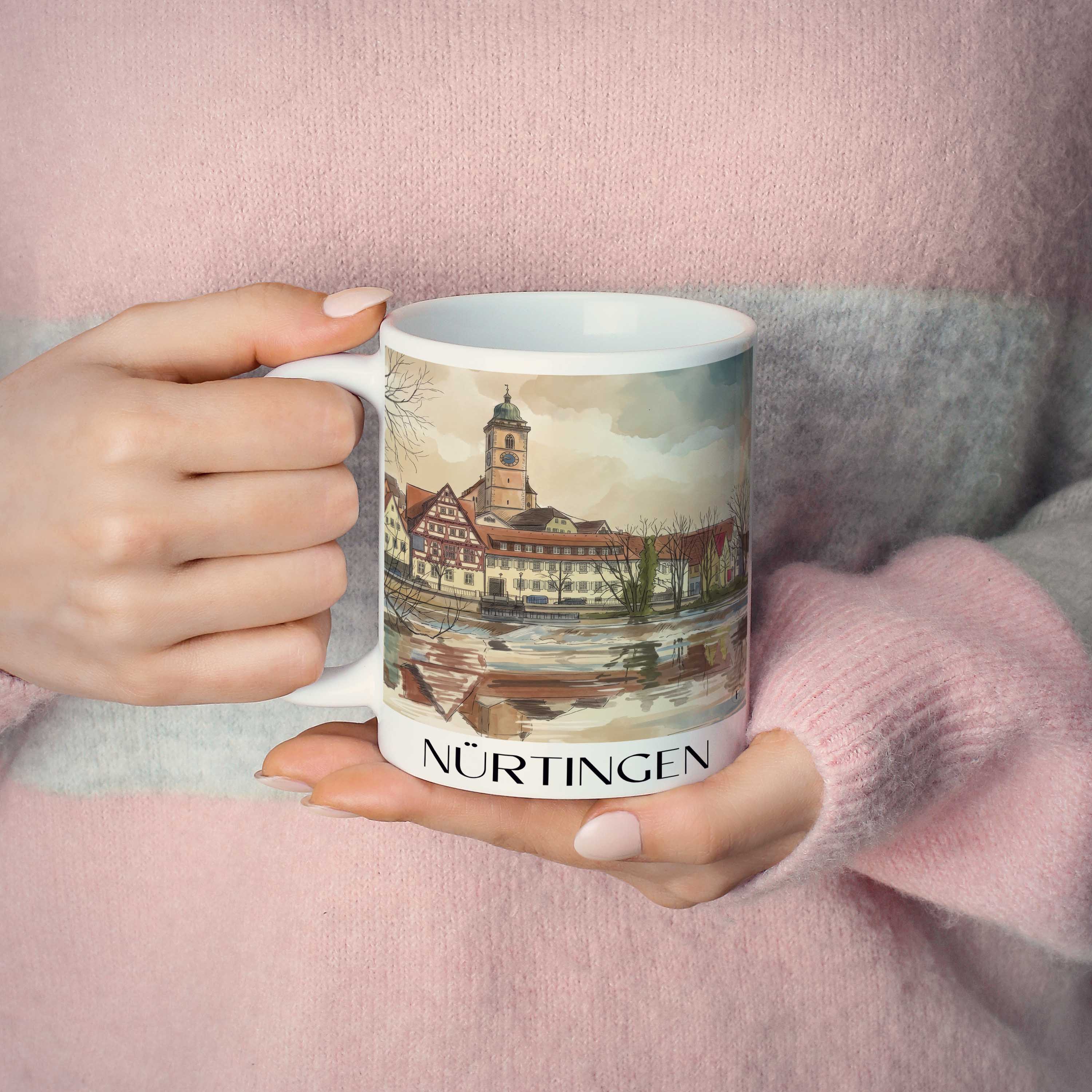 nürtingen-deutschland-kaffeebecher-aquarell