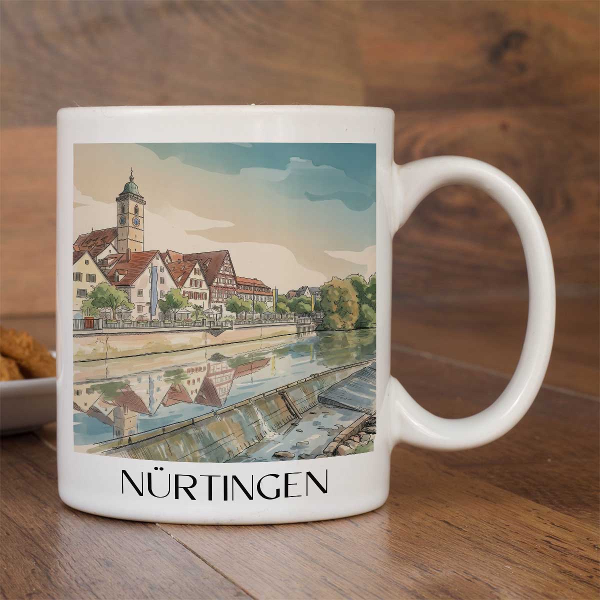 nürtingen-neckartal-deutschland-kaffeebecher-aquarell
