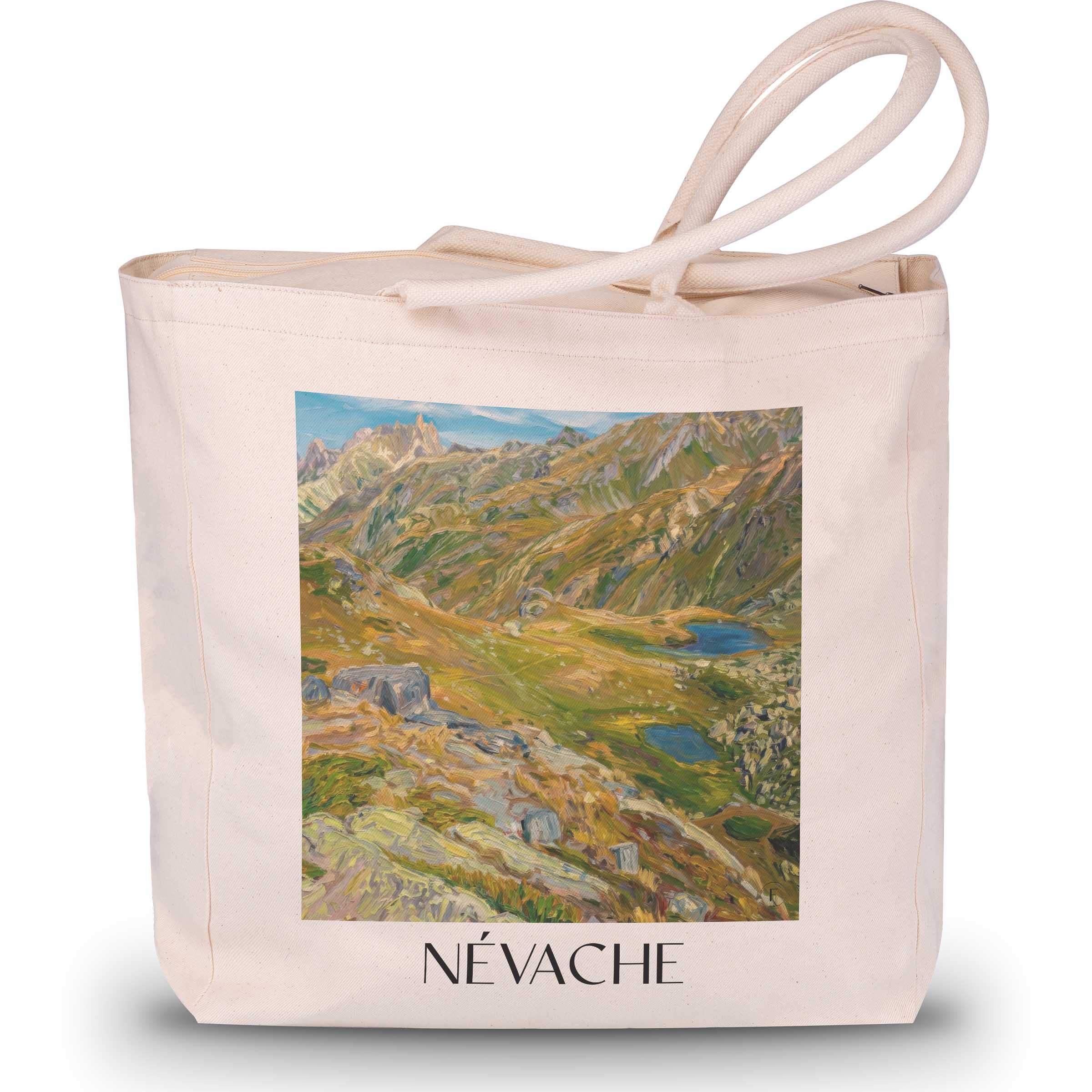 névache--provence-frankreich-einkaufstasche-oil-painting-oelgemaelde