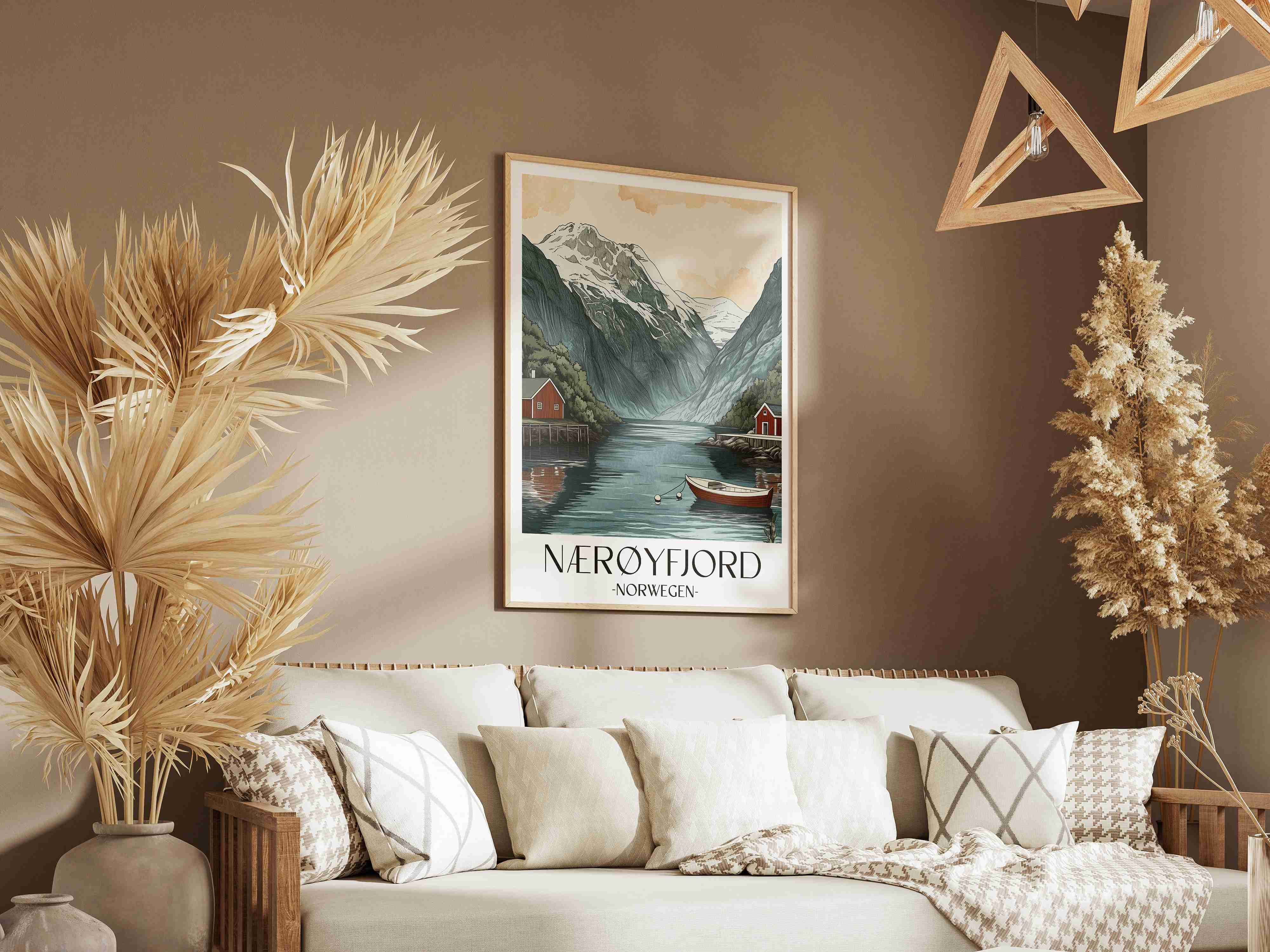 naeroyfjord-norwegen-poster-aquarell