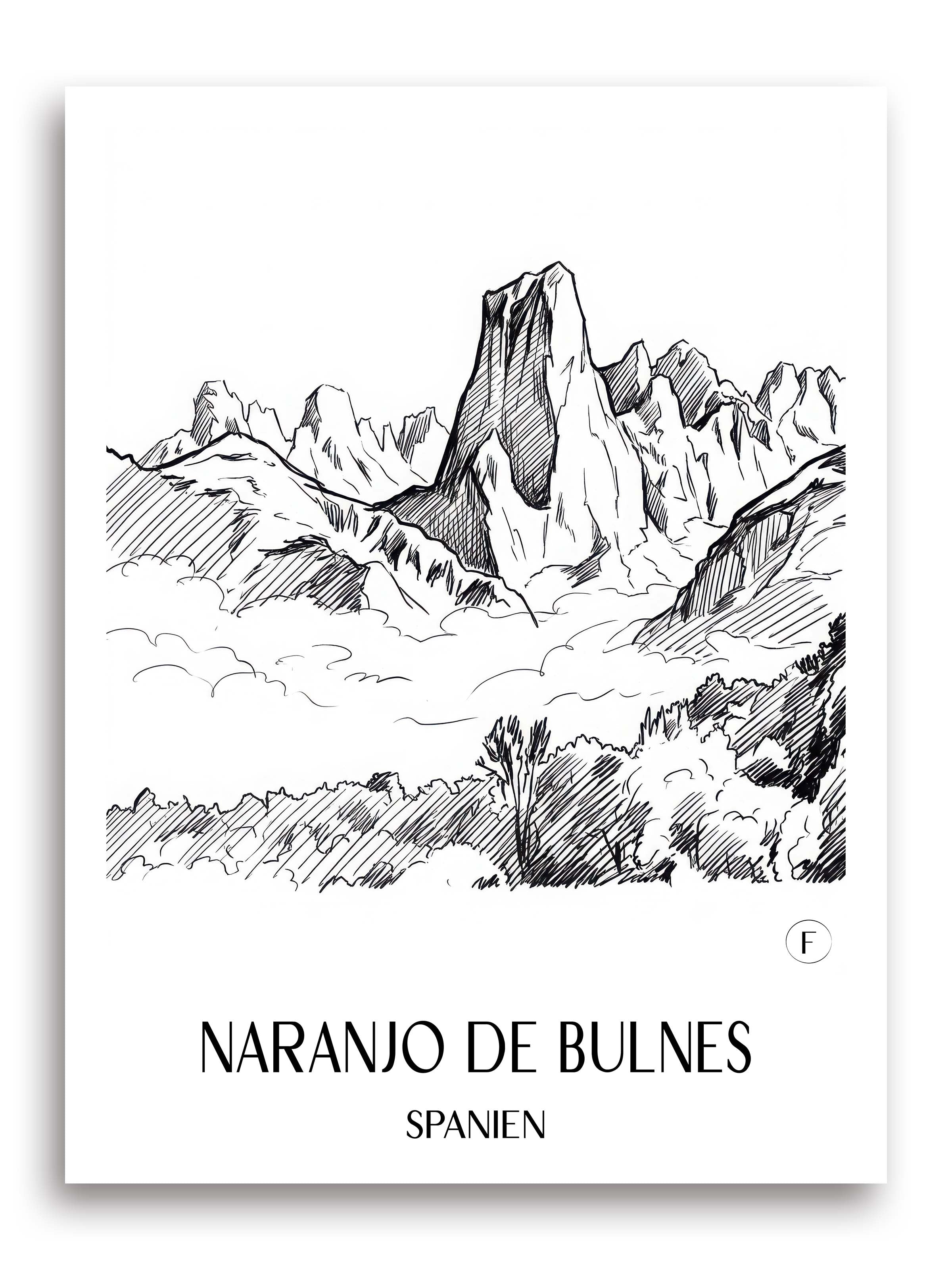 naranjo-de-bulnes-spanien-spanien-poster-skizze