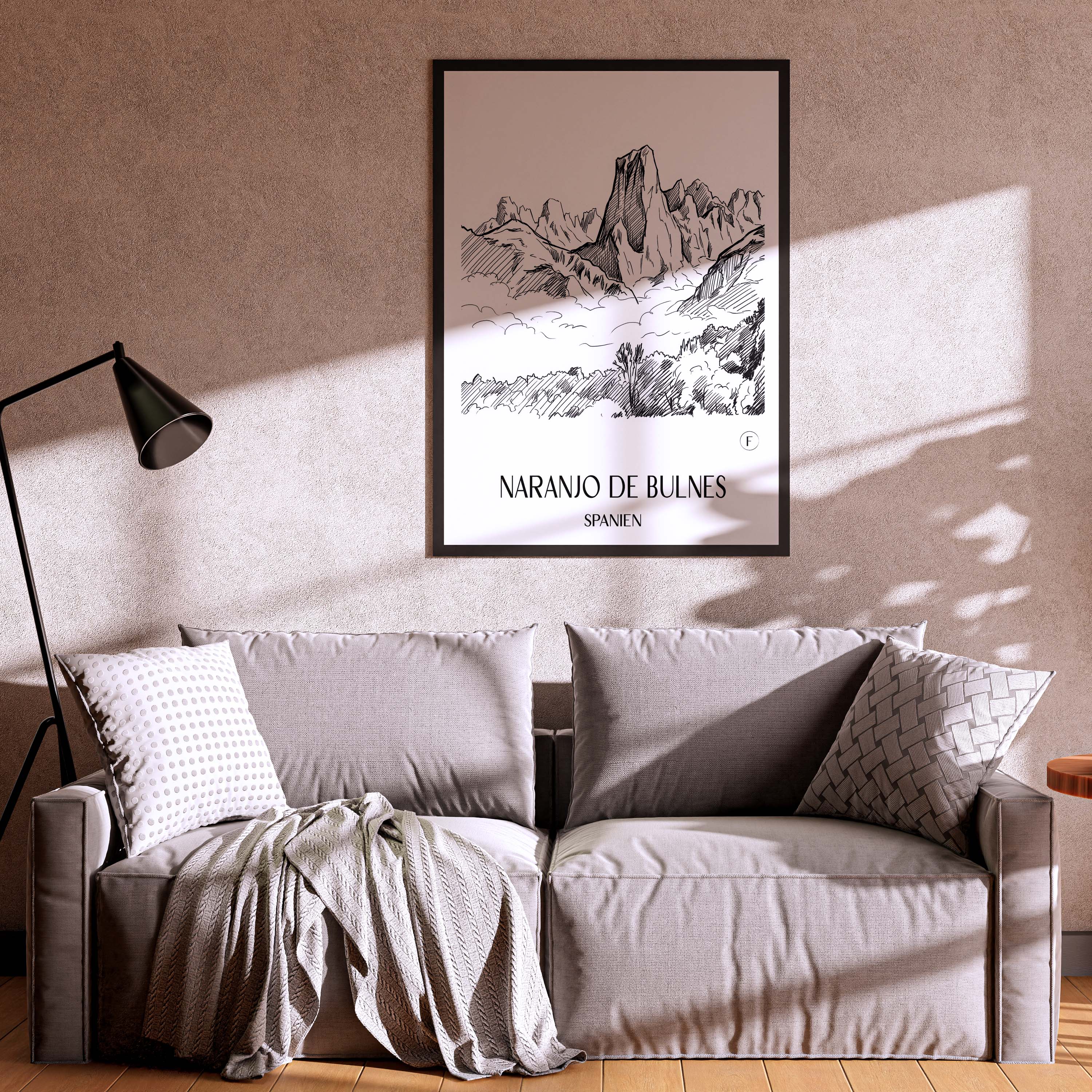 naranjo-de-bulnes-spanien-spanien-poster-skizze