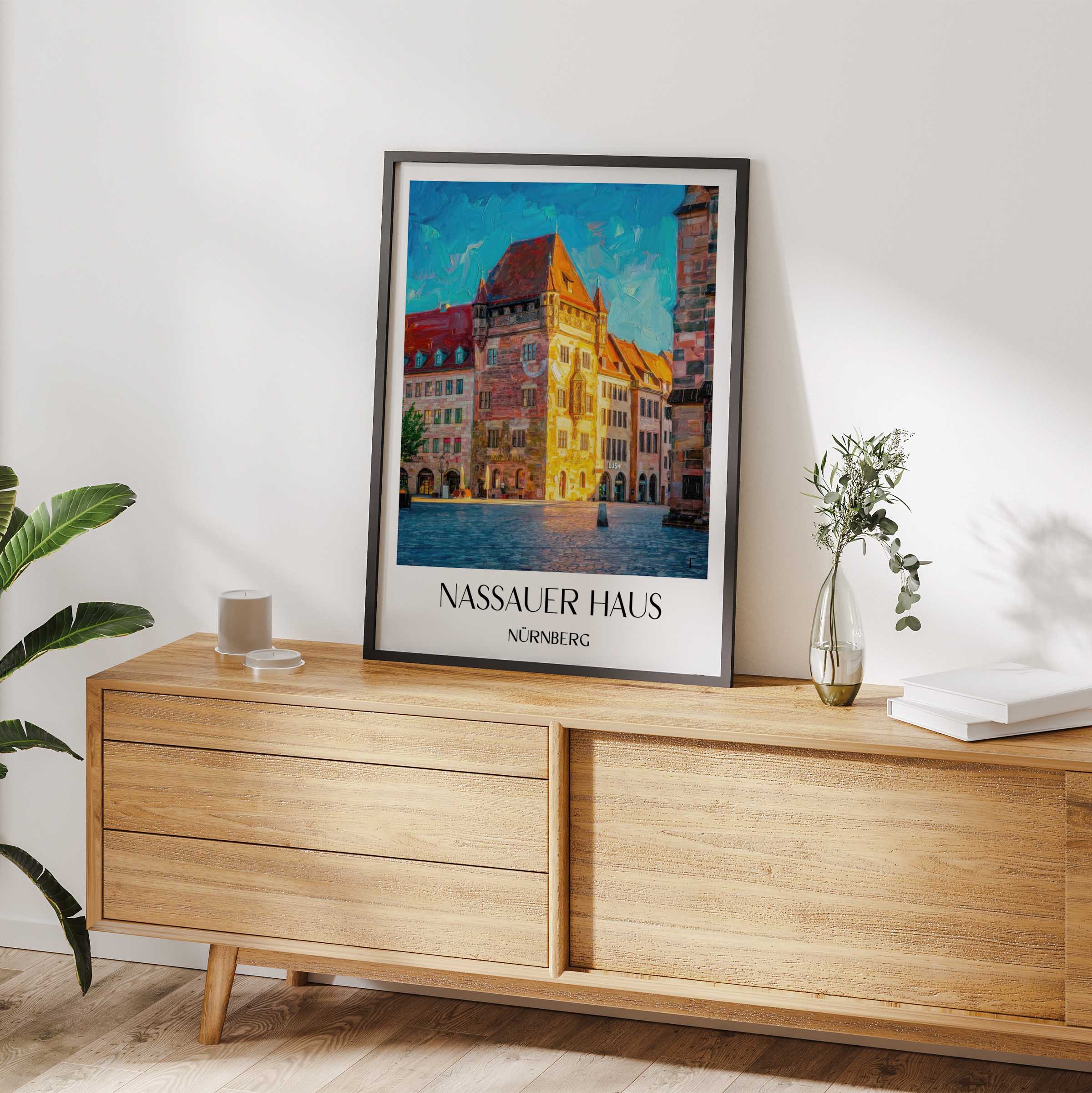 nassauer-haus-nürnberg-deutschland-poster-oil-painting-oelgemaelde