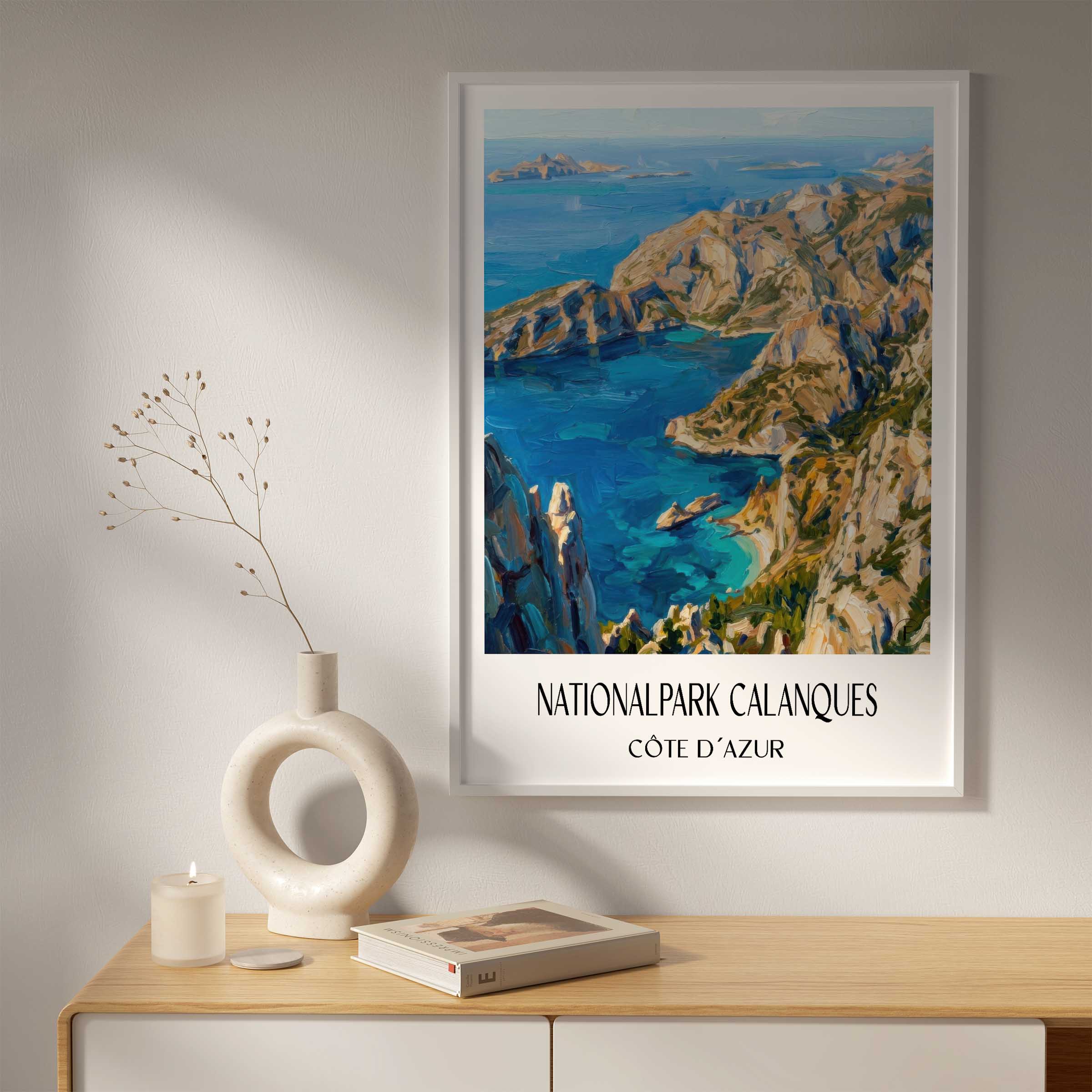 nationalpark-calanques-côte-d´azur-frankreich-poster-oil-painting-oelgemaelde